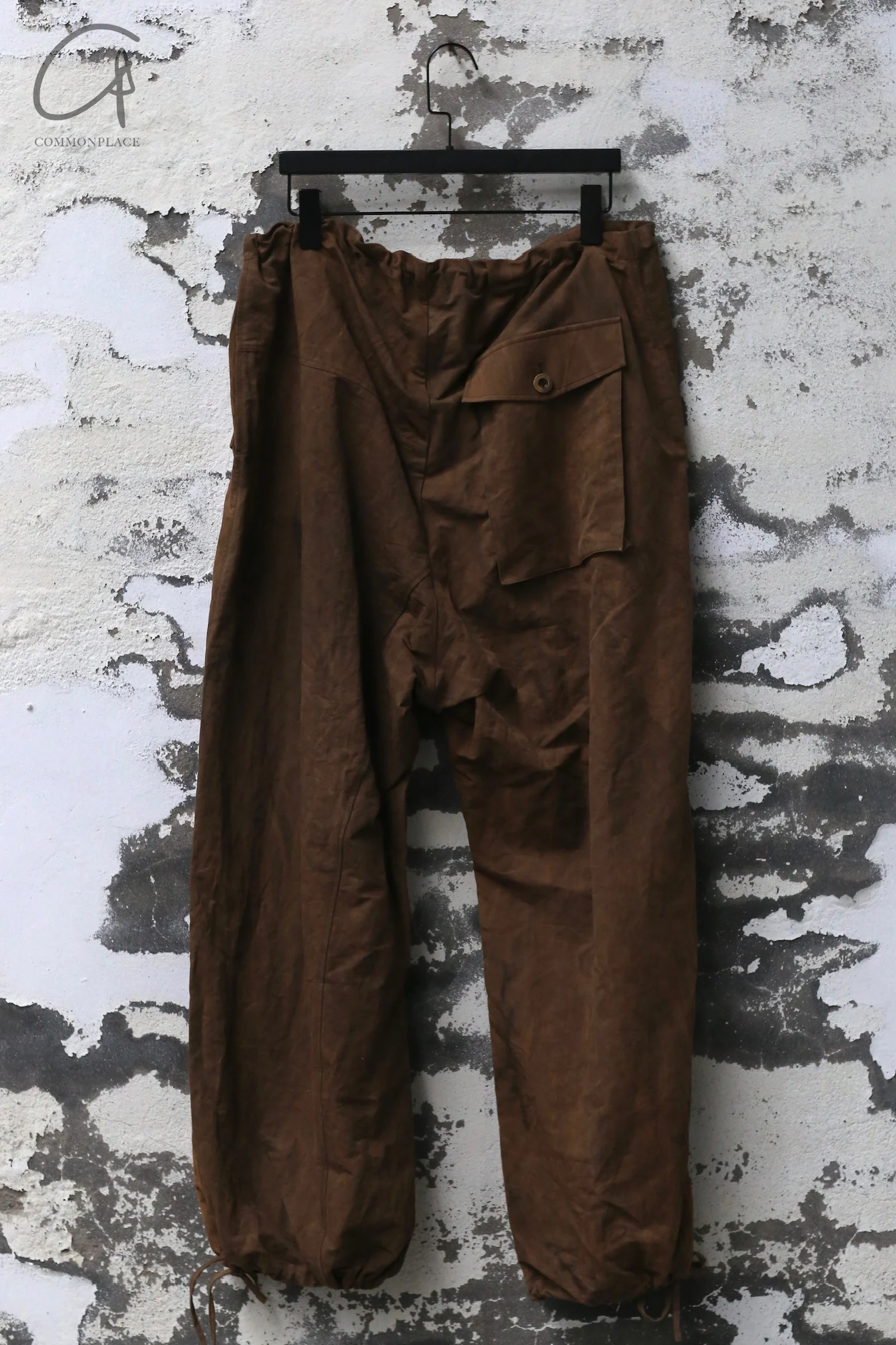 AVIVA JIFEI XUE Waxed Parachute Pants SS23-WPP-MTBR - Image 16