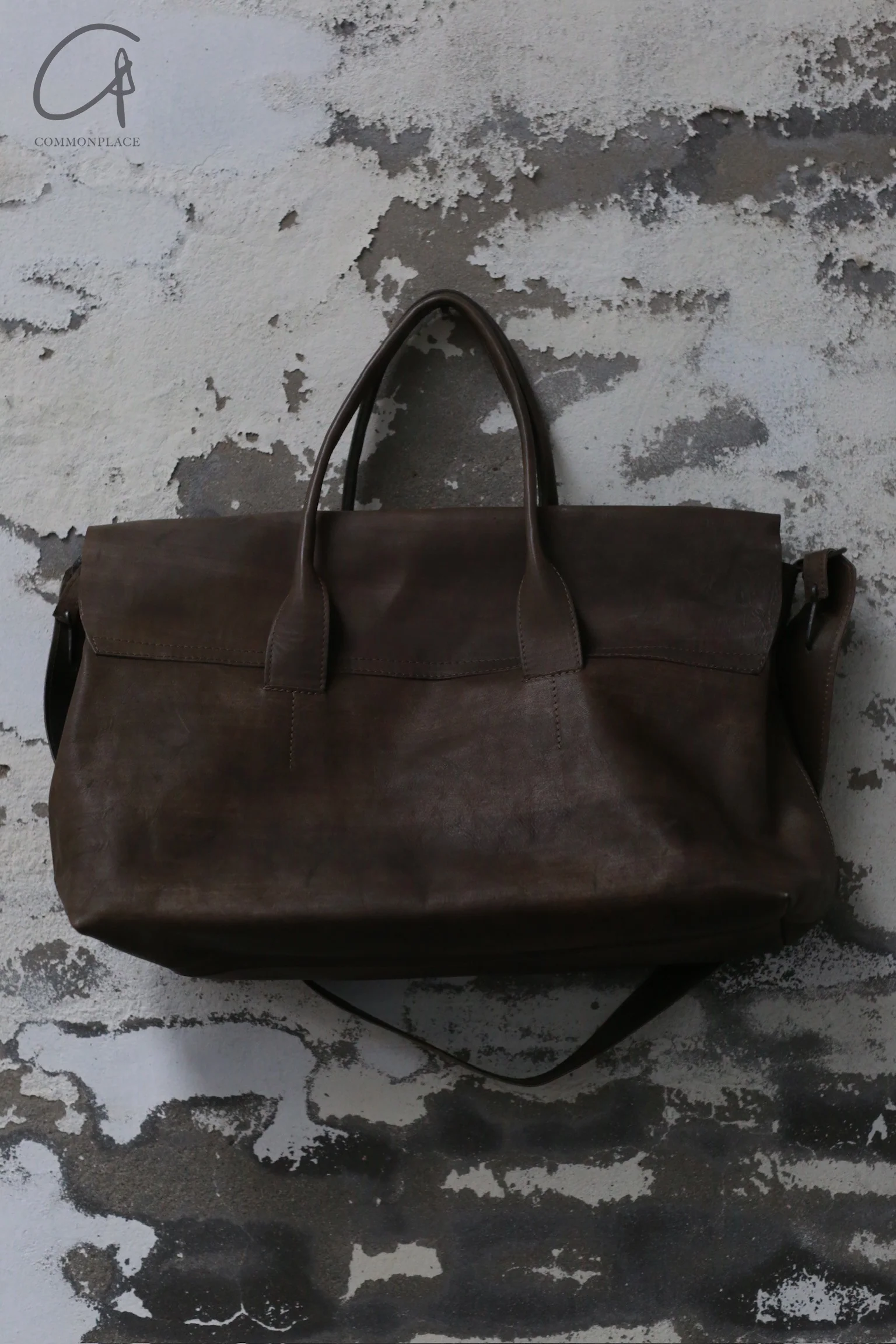 AVIVA JIFEI XUE X Tagliovivo 24 Autumn and Winter Flower Dye Handbag Hand-brushed Cowhide AJX-SS24 DOCTOR 24H-ZONG Brown SS24 - Image 3