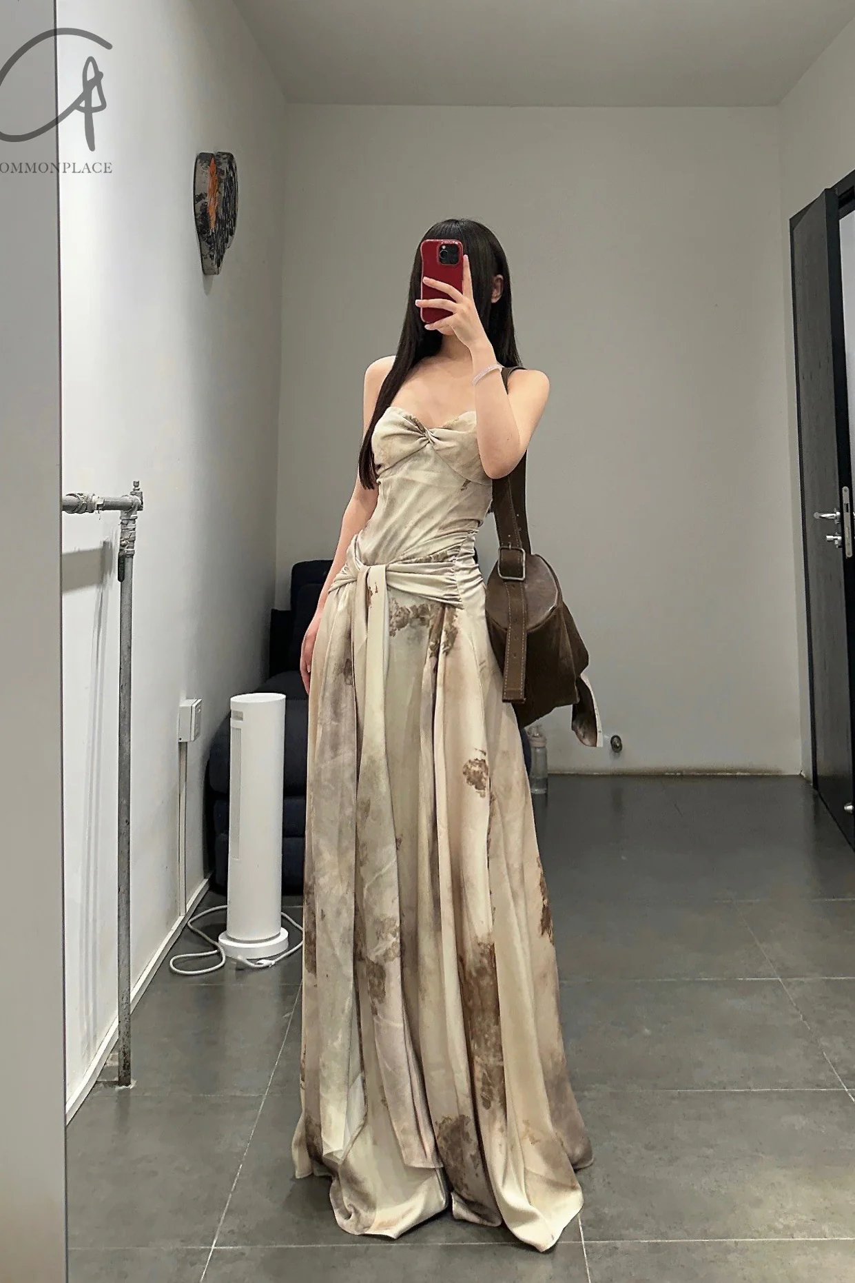 AVIVA JIFEI XUE X Tagliovivo 24 autumn and winter shoulder crossbody bucket bag craftsman AJX-BAGUETTE-ZONG brown - Image 7