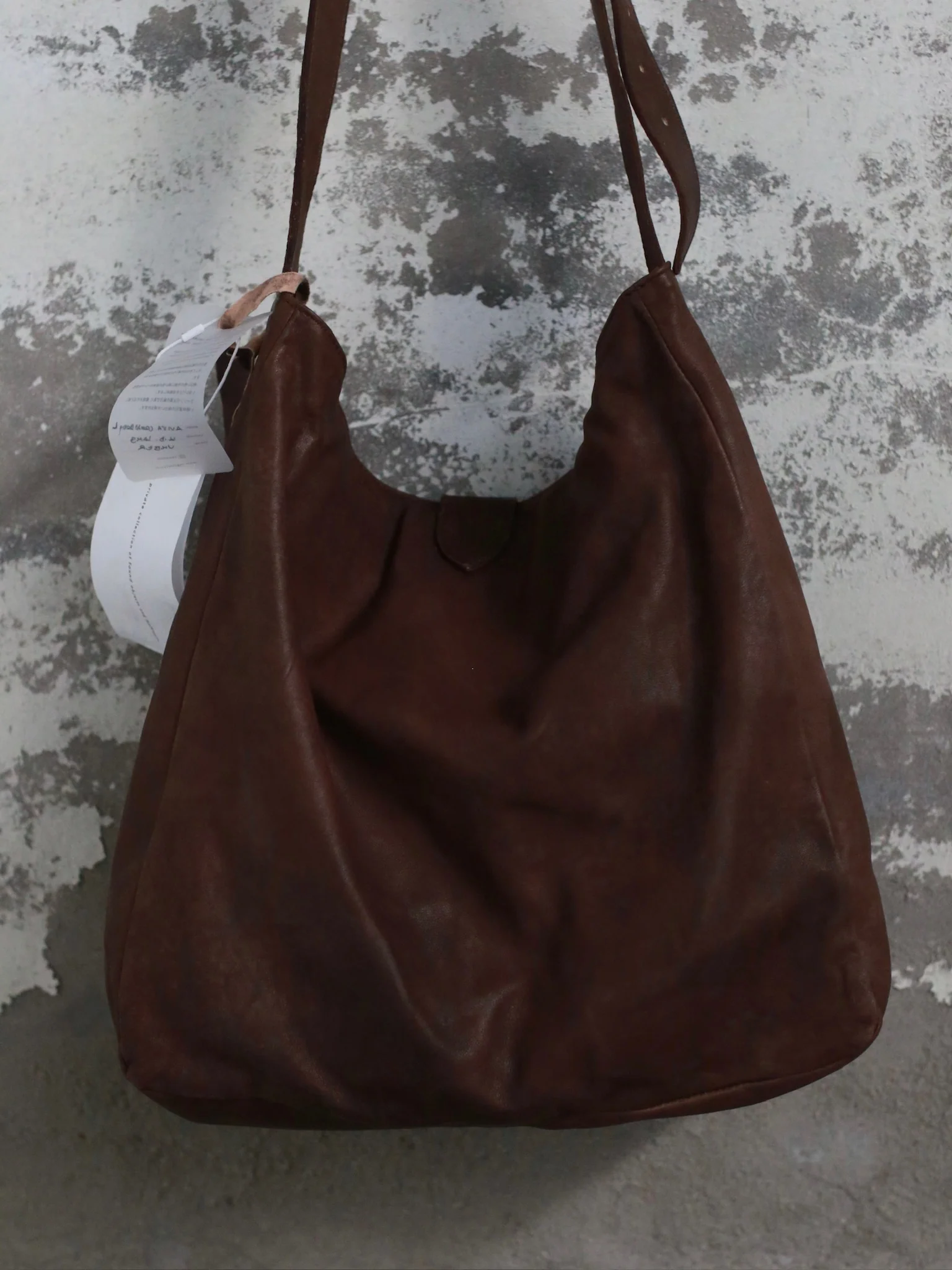AVIVA JIFEI XUE X Tagliovivo Collaboration 2025 Autumn/Winter Hand-dyed Crossbody Bag, Craftsman AJX-CROSSBODYL-H.D. LAMBSKIN-UMBER - Image 3