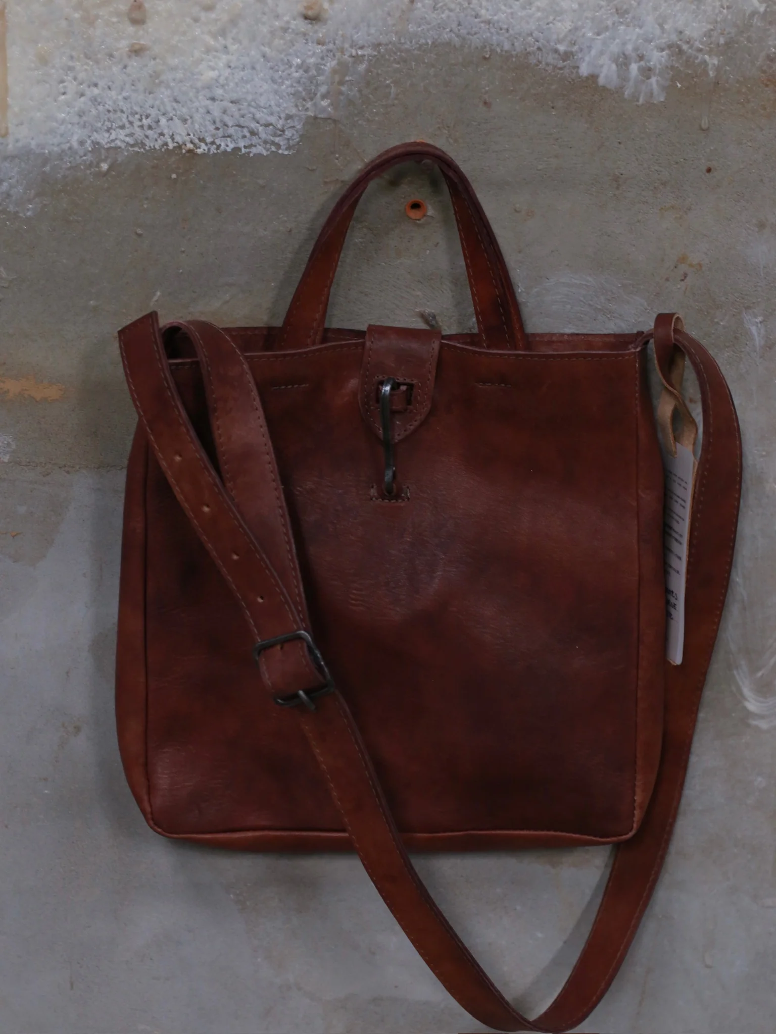 AVIVA JIFEI XUE X Tagliovivo Hand-dyed horse leather handbag/shoulder bag Artisan AJX-TOTE BAG S-Bauxite - Image 2