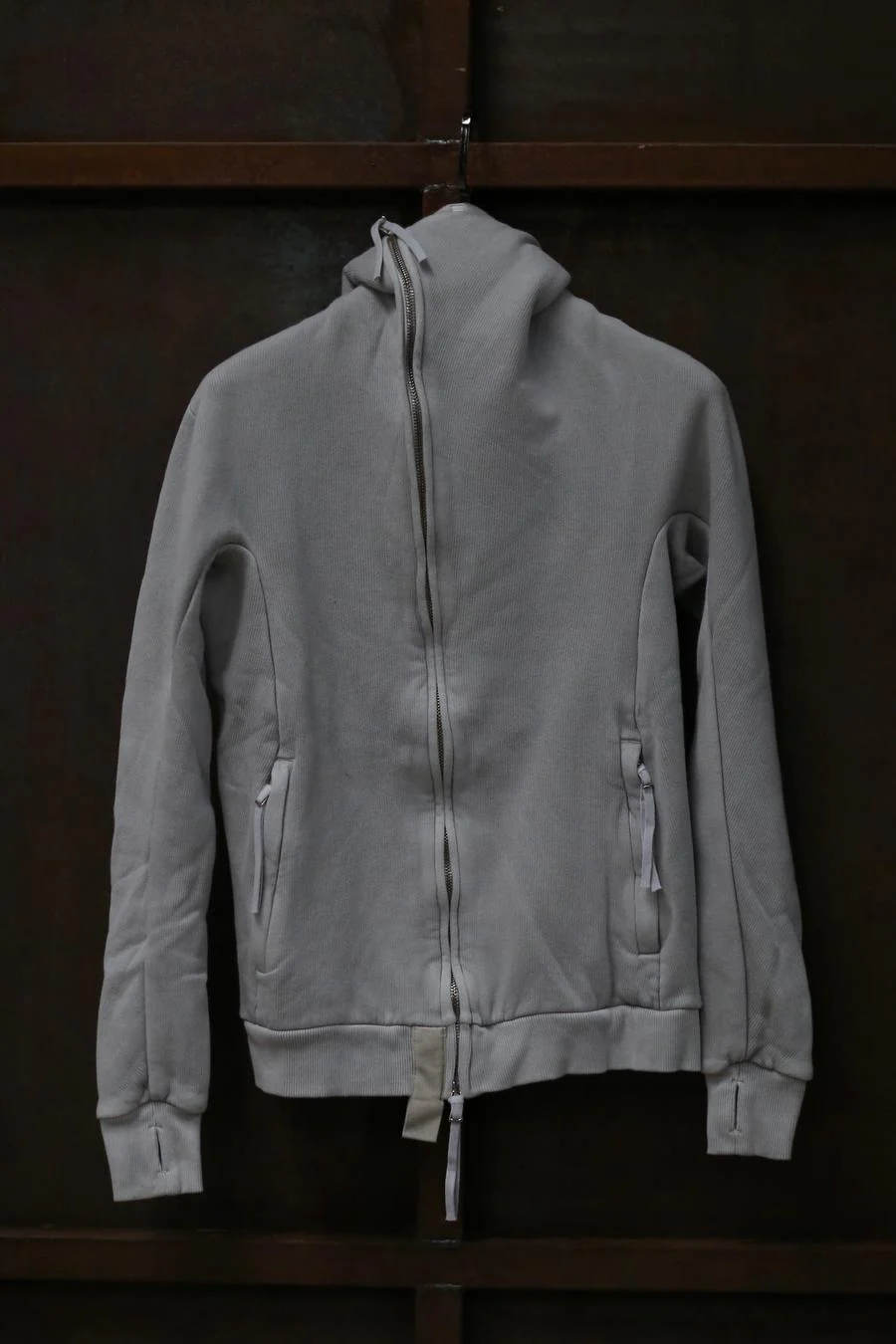 AW22 ZIPPER2 FTT00008 Hooded Jacket Light Gray ZIPPER2 FTT00008 Light Gray 1 - Image 5