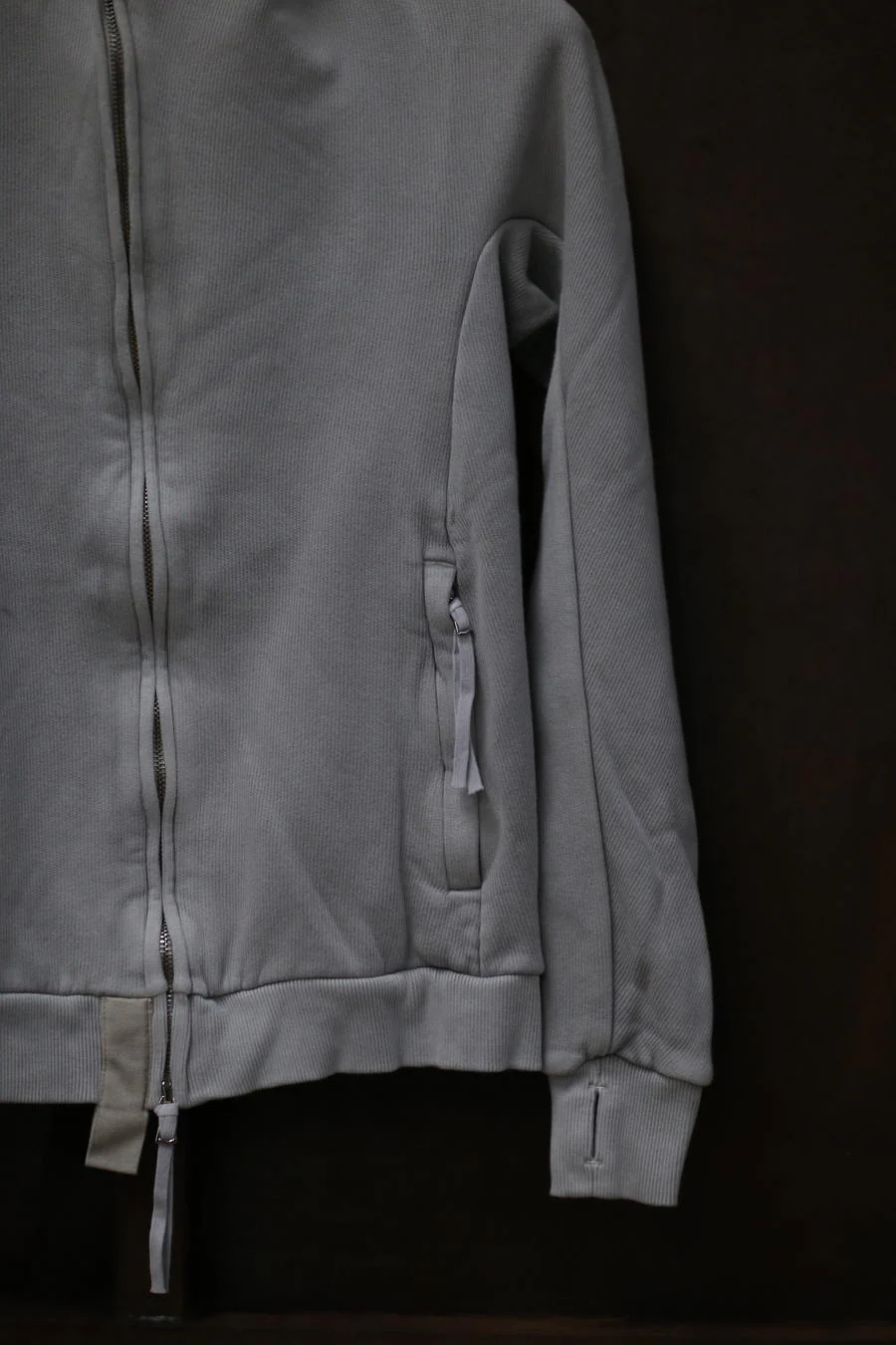 AW22 ZIPPER2 FTT00008 Hooded Jacket Light Gray ZIPPER2 FTT00008 Light Gray 1 - Image 6