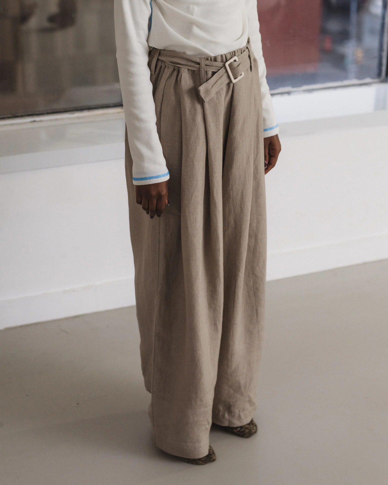 BASERANGE 25 Autumn/Winter FRAME Pants BAS-PAFR-HE-AU25-CONCRETE - Image 9
