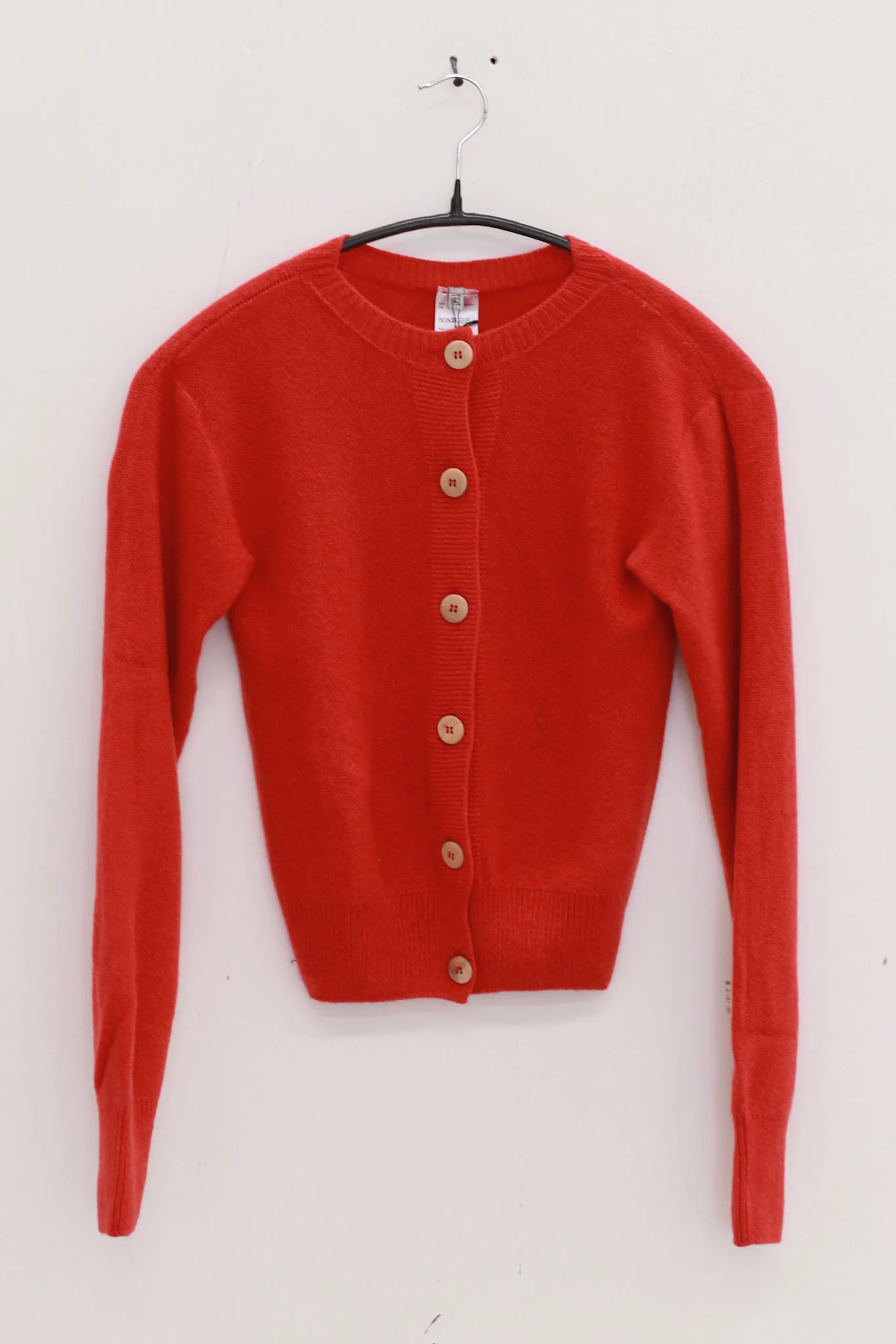 BASERANGE 25 Autumn/Winter TIER CARDIGAN Animal Print Knit Cardigan France BAS-PUTC-RC-AU25-MELOGRANO RED