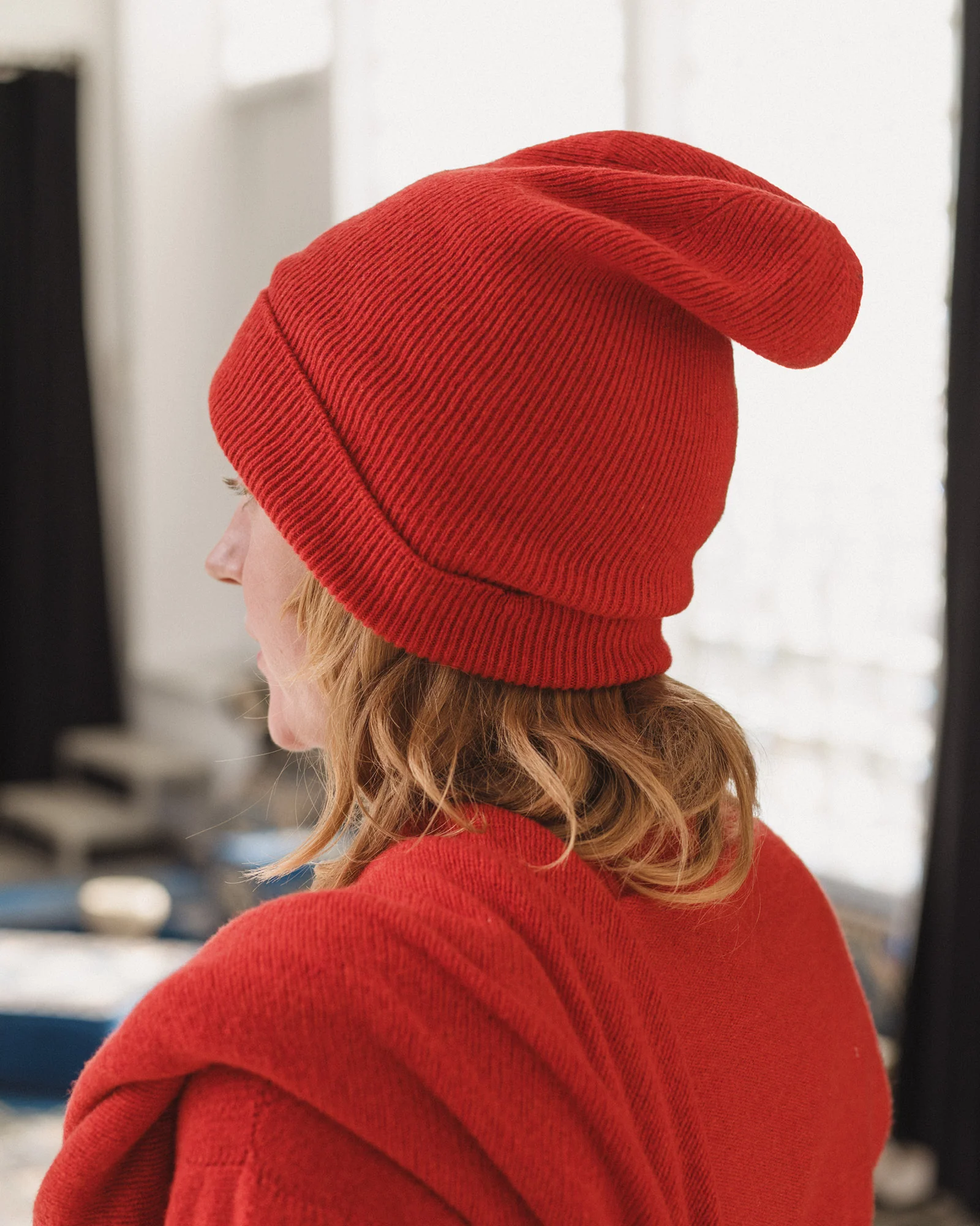 BASERANGE 25 Autumn/Winter Whit Beanie France BAS-ACWB-RC-AU25-MELOGRANO RED - Image 6