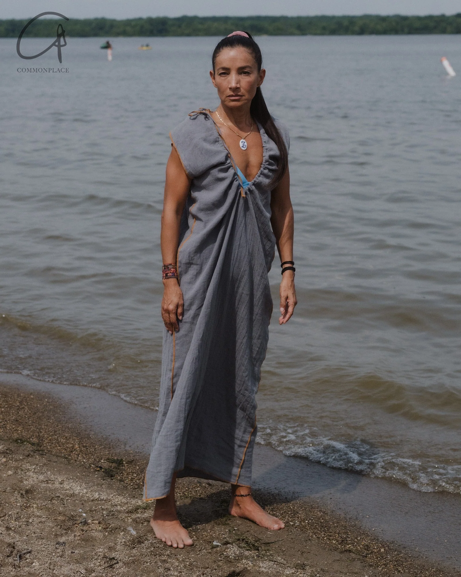 BASERANGE 25 Early Spring MAX Dress Portugal BAS-DRMX-LC-SP25-HH BAYON GREY(YELLOW) - Image 9