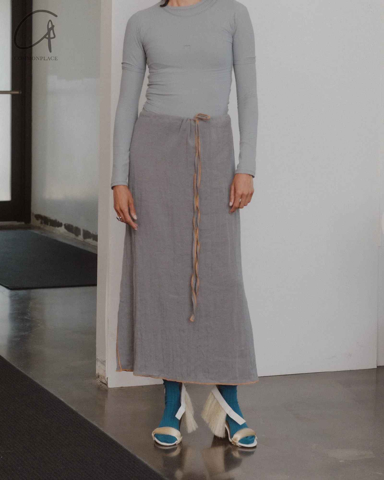 BASERANGE 25 Early Spring MAX Skirt France BAS-SKMX-LC-SP25-HH BAYON GREY (YELLOW) - Image 13