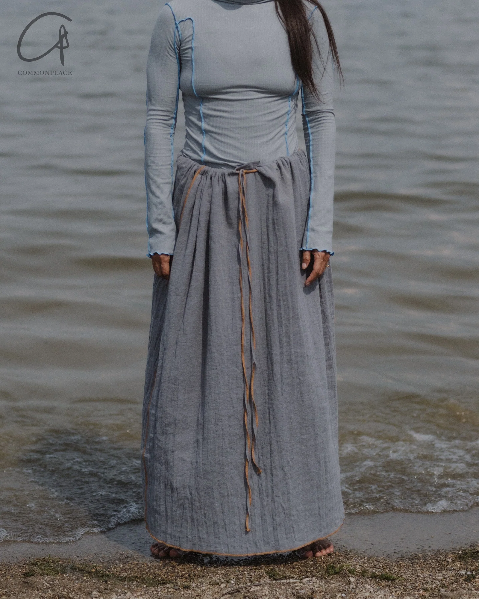 BASERANGE 25 Early Spring MAX Skirt France BAS-SKMX-LC-SP25-HH BAYON GREY (YELLOW) - Image 16