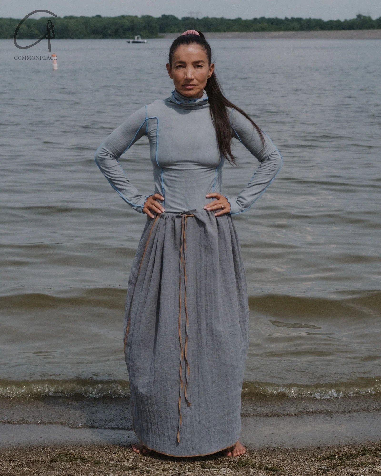 BASERANGE 25 Early Spring MAX Skirt France BAS-SKMX-LC-SP25-HH BAYON GREY (YELLOW) - Image 17