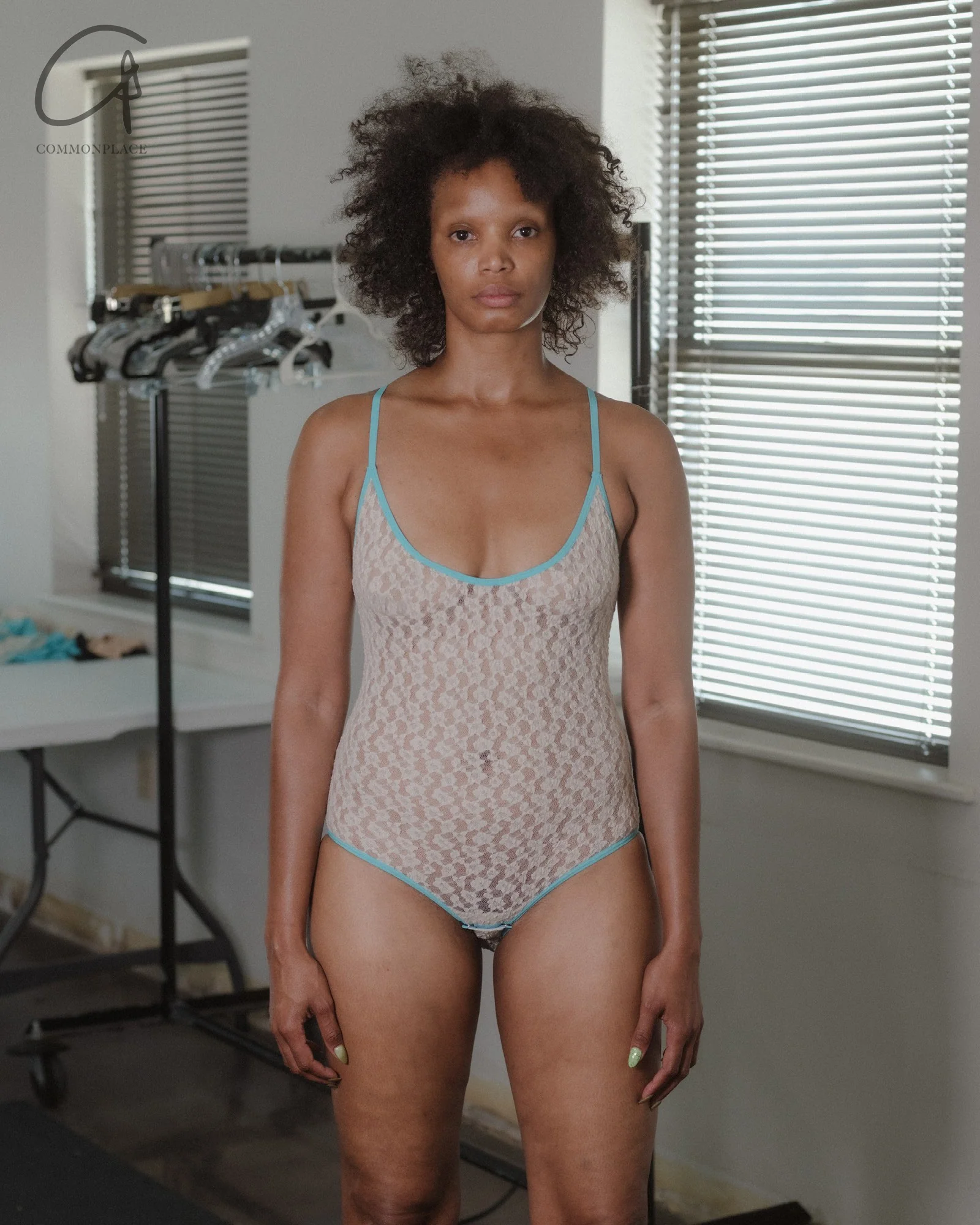 BASERANGE 25 Early Spring MUSIAL Jumpsuit BAS-ONMU-LA-SP25-UNDYED (TURQUOISE) - Image 11