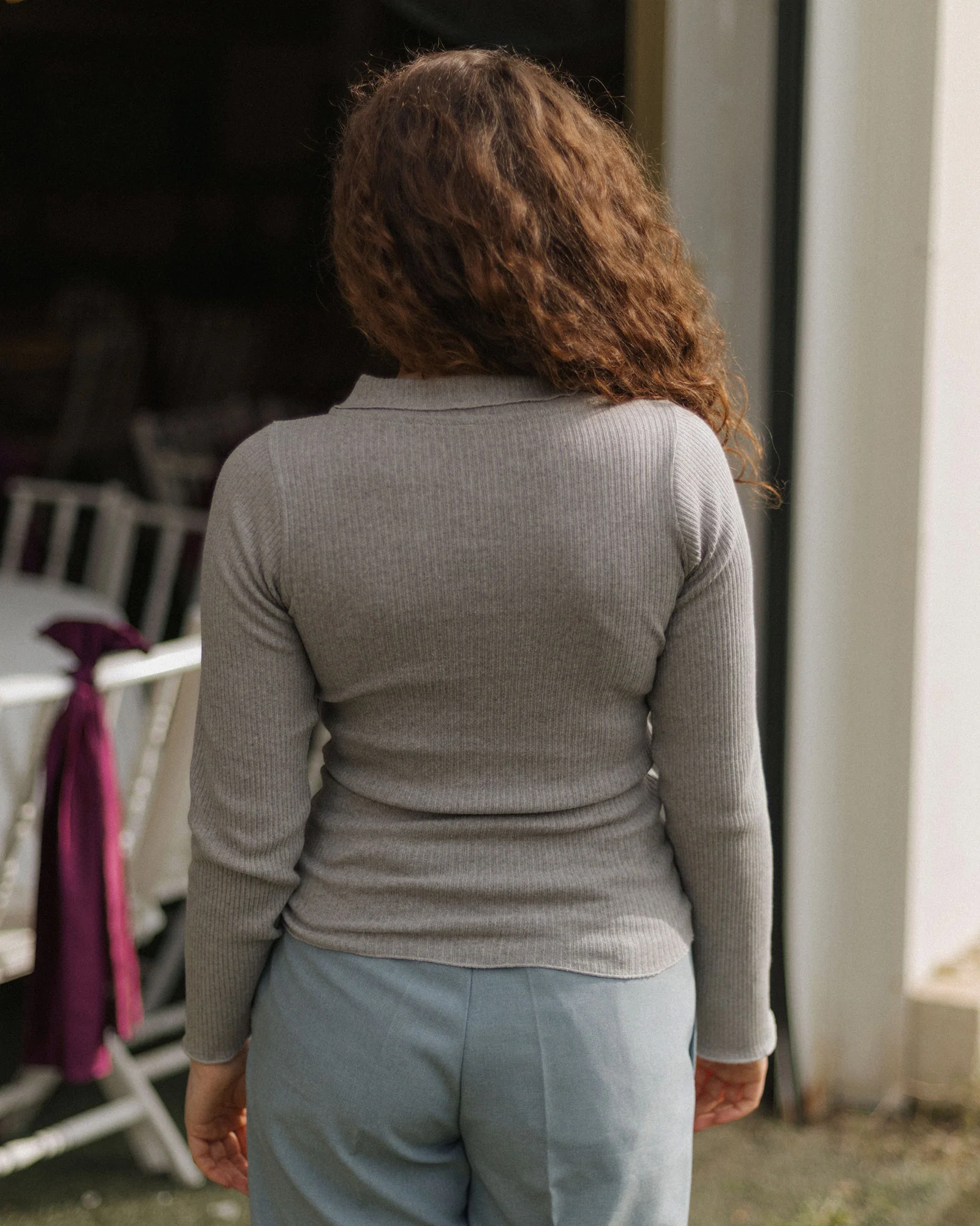BASERANGE 25 Fall/Winter Reversible Long-Sleeve T-Shirt, France. (BAS-TTDLS-RCR-WI25-Grey Melange) - Image 11