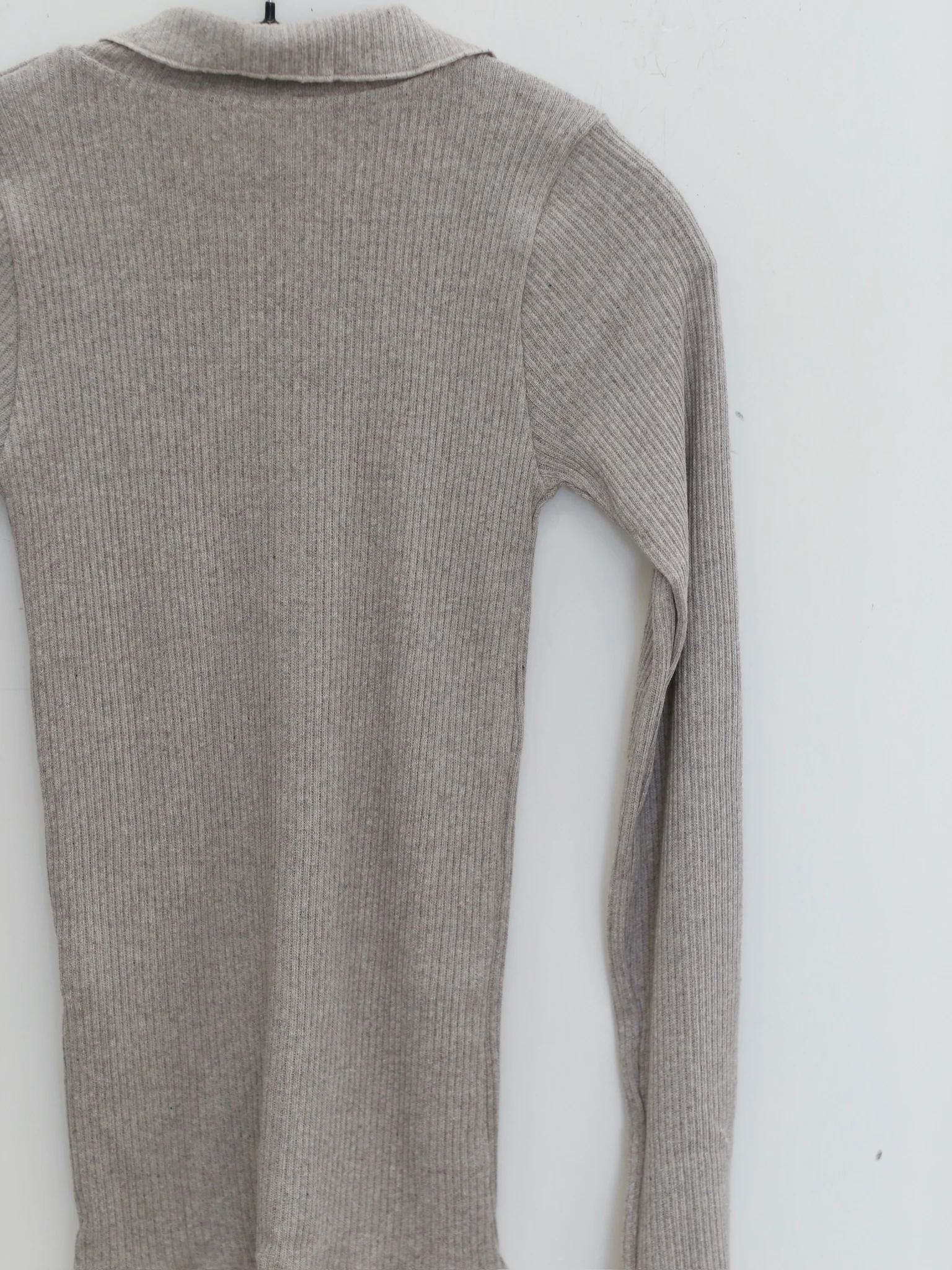 BASERANGE 25 Fall/Winter Reversible Long-Sleeve T-Shirt, France. (BAS-TTDLS-RCR-WI25-Grey Melange) - Image 3