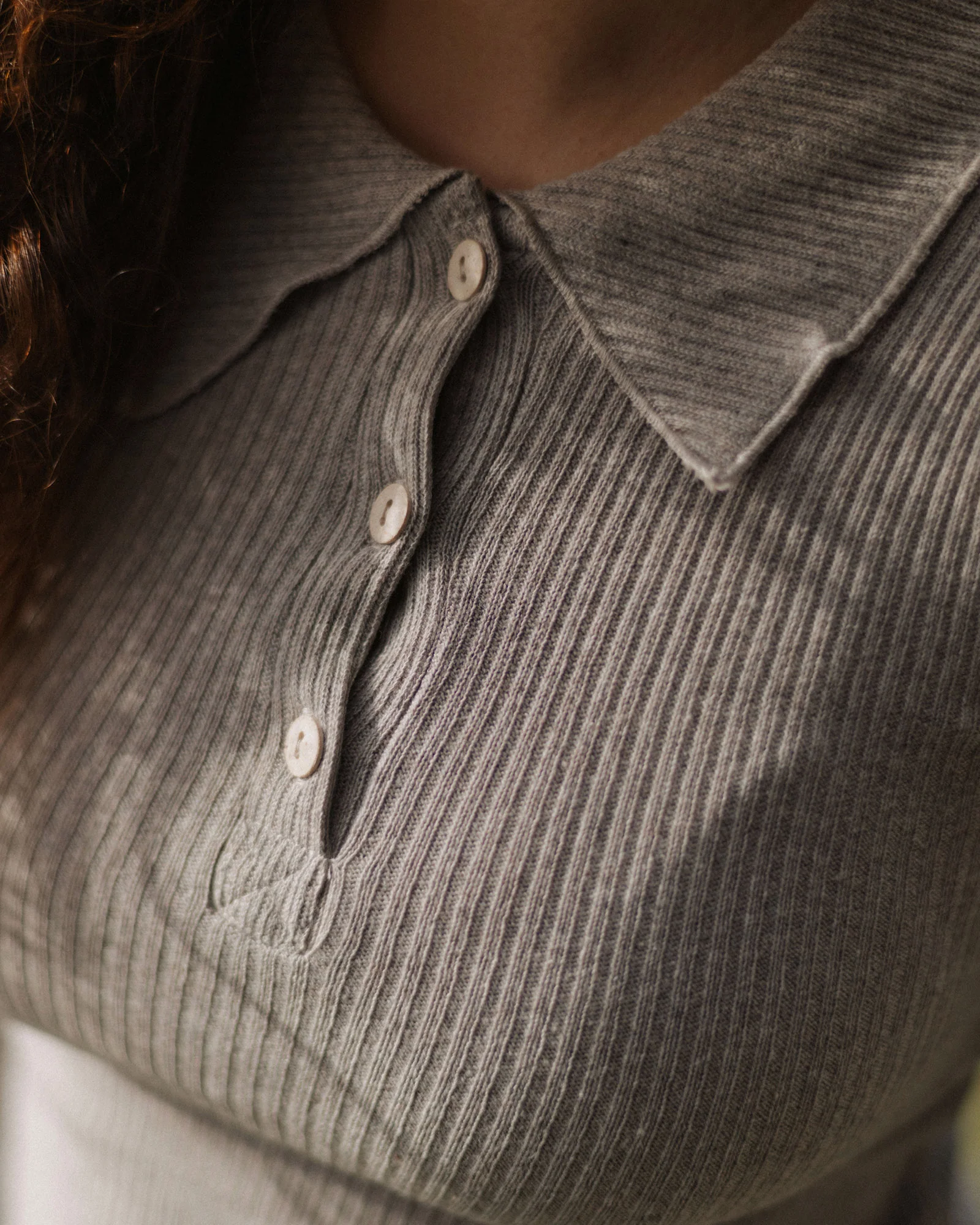 BASERANGE 25 Fall/Winter Reversible Long-Sleeve T-Shirt, France. (BAS-TTDLS-RCR-WI25-Grey Melange) - Image 5