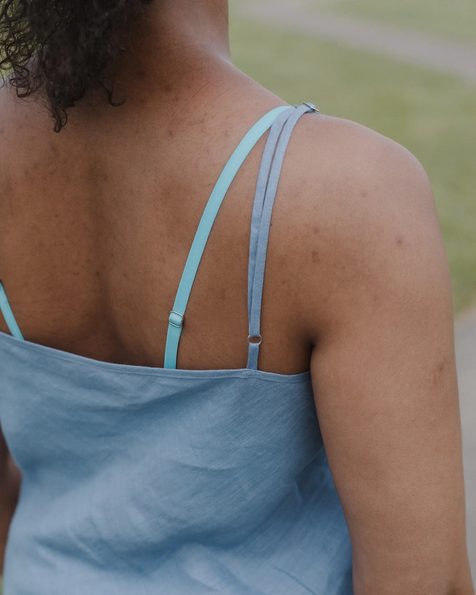 BASERANGE 25 Spring/Summer France Linen Vest Strap BAS-TODY-SL-SP25-TRUSS BLUE - Image 7