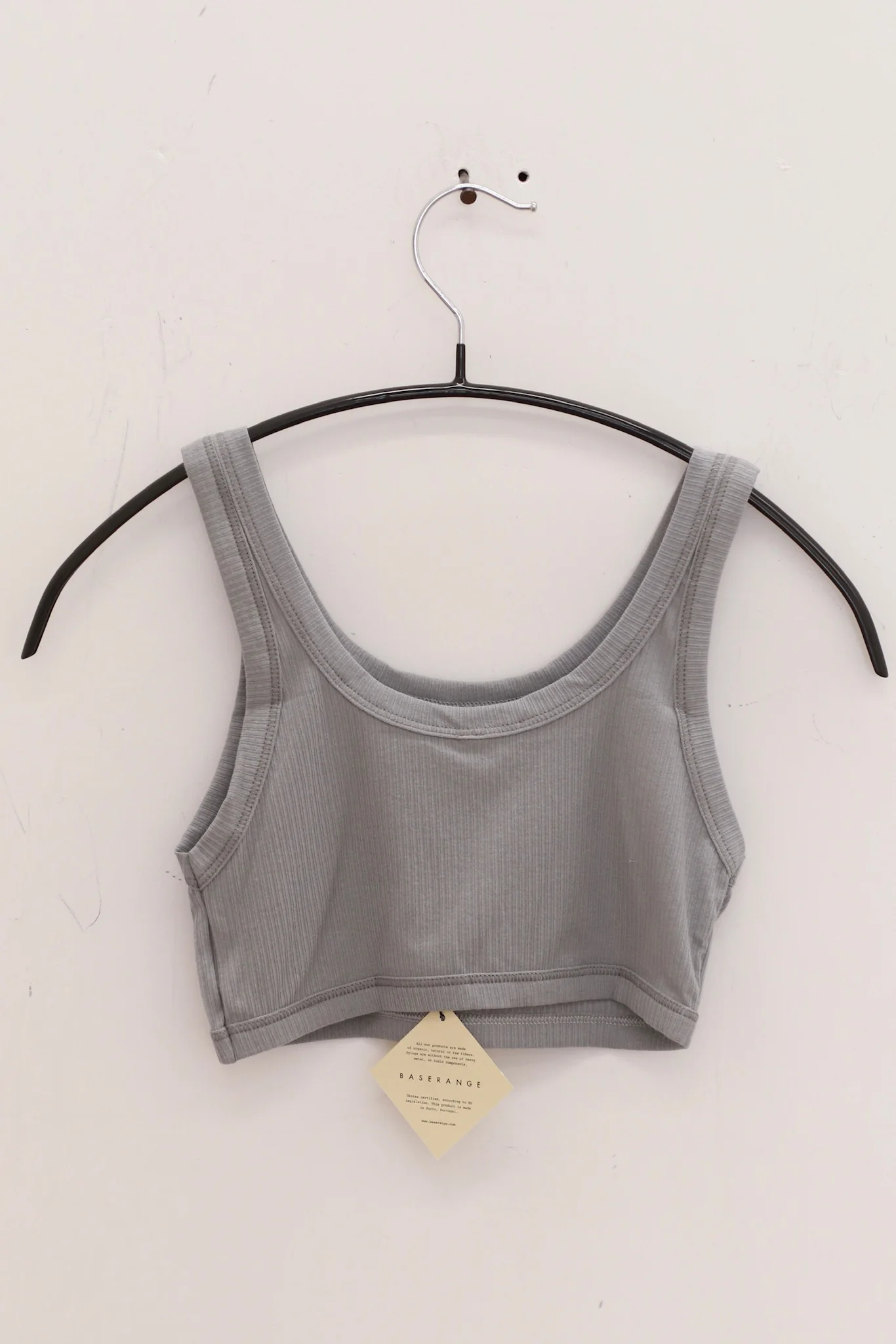 BASERANGE 25 Spring/Summer French organic cotton heart-shaped corset vest BAS-BRHE-RB-SP25-BOW BLUE - Image 2