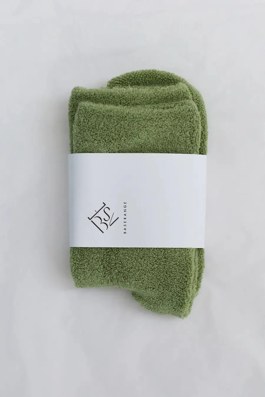 BASERANGE Anti-wrinkle Insole Cotton Socks KOAS-LC-AU23 Green（KOK） - Image 2