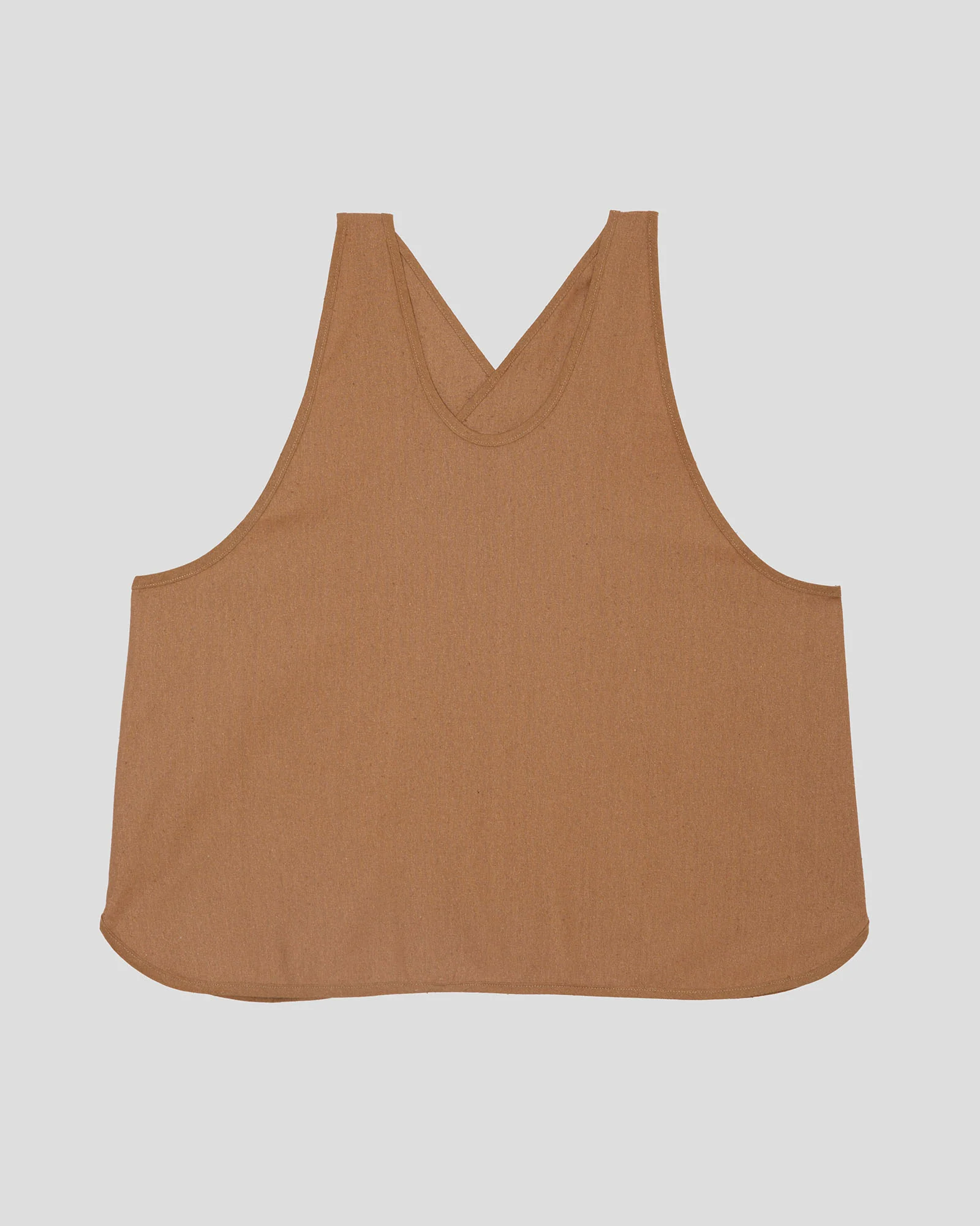 BASERANGE Apron Tops Vests BAS-TOAP-WS-000-BATH BROWN - Image 5