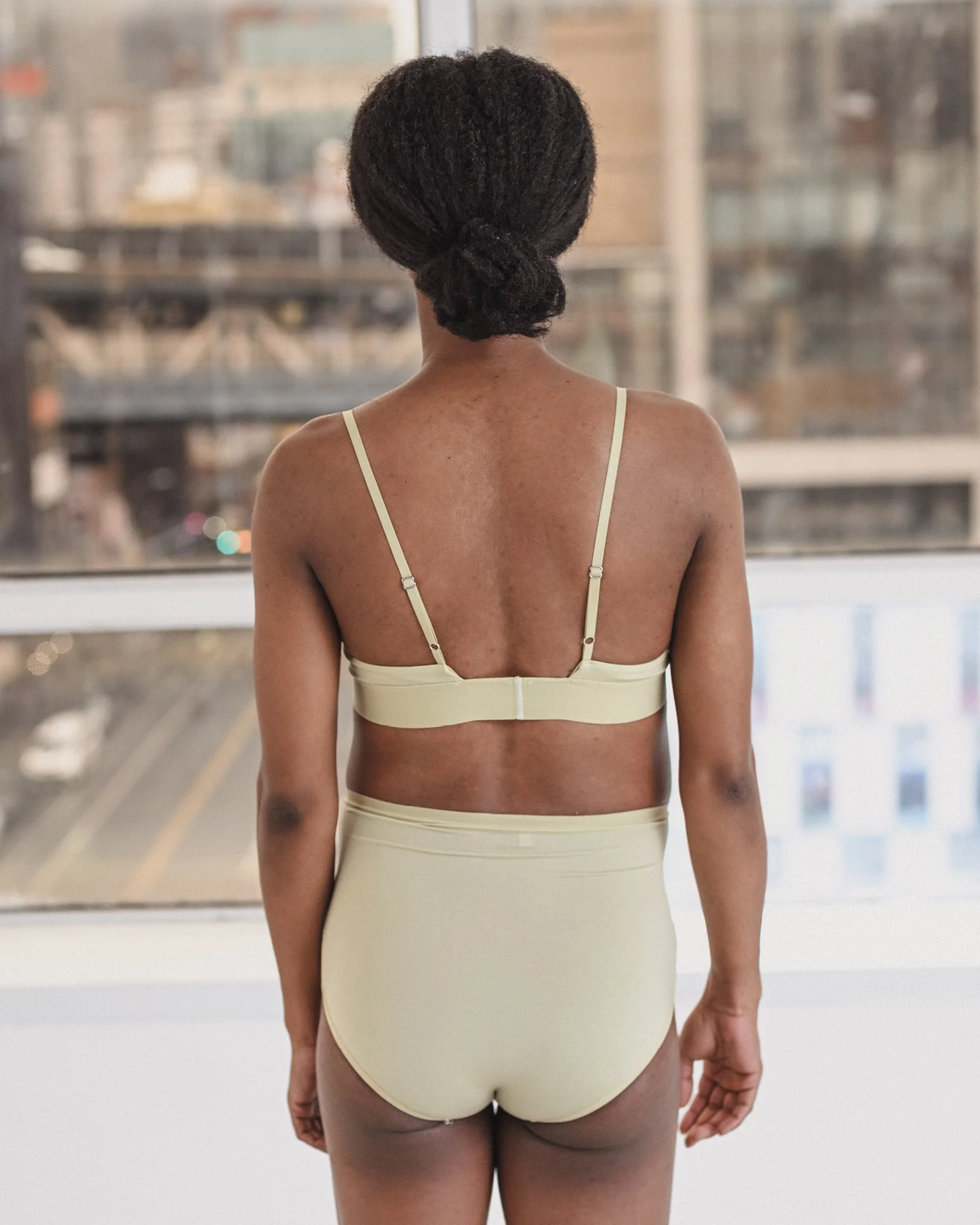 BASERANGE Bamboo Fiber and Cotton Wire-Free Wide-Brimmed Bra Collection Soft Underwear France BAS-BRTR-BL-AU25-PIER GREEN - Image 7