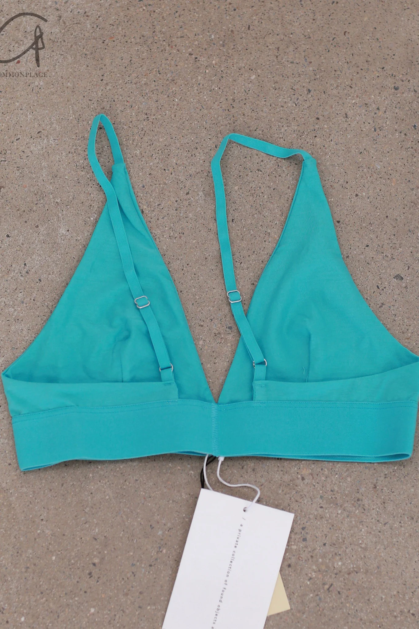 BASERANGE Bamboo Fiber Bamboo Cotton No Wire Wide-Brim Bra Series Collection Soft Underwear France BAS-BRTR-BL-SP25-LSS Turquoise BRTR1 - Image 2