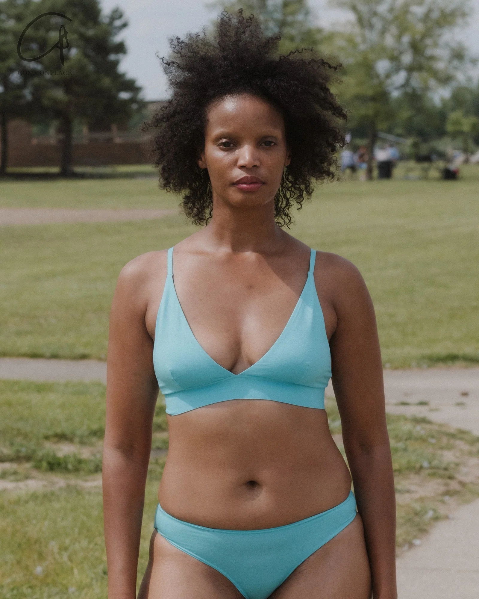 BASERANGE Bamboo Fiber Bamboo Cotton No Wire Wide-Brim Bra Series Collection Soft Underwear France BAS-BRTR-BL-SP25-LSS Turquoise BRTR1 - Image 6