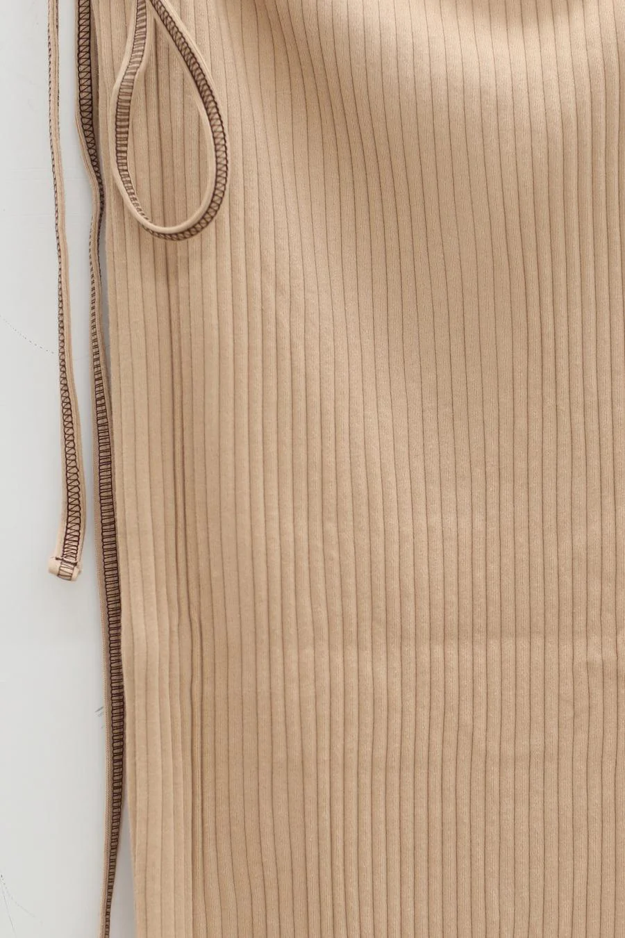 BASERANGE brigg ribbed skirt SKBR-RIB-SP22 COCHLEA (SKBR-RIB-WI21) beige - Image 6