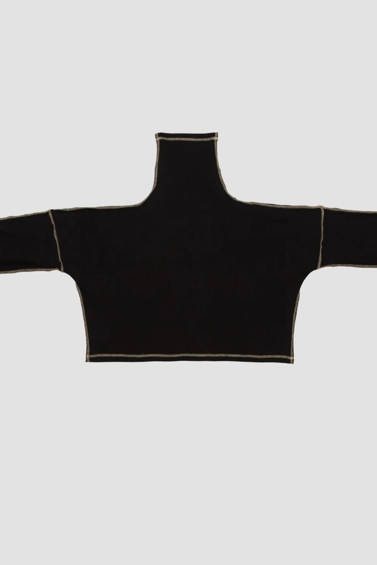 BASERANGE camel turtleneck sweater FCTN-RIB-WI23 black - Image 9