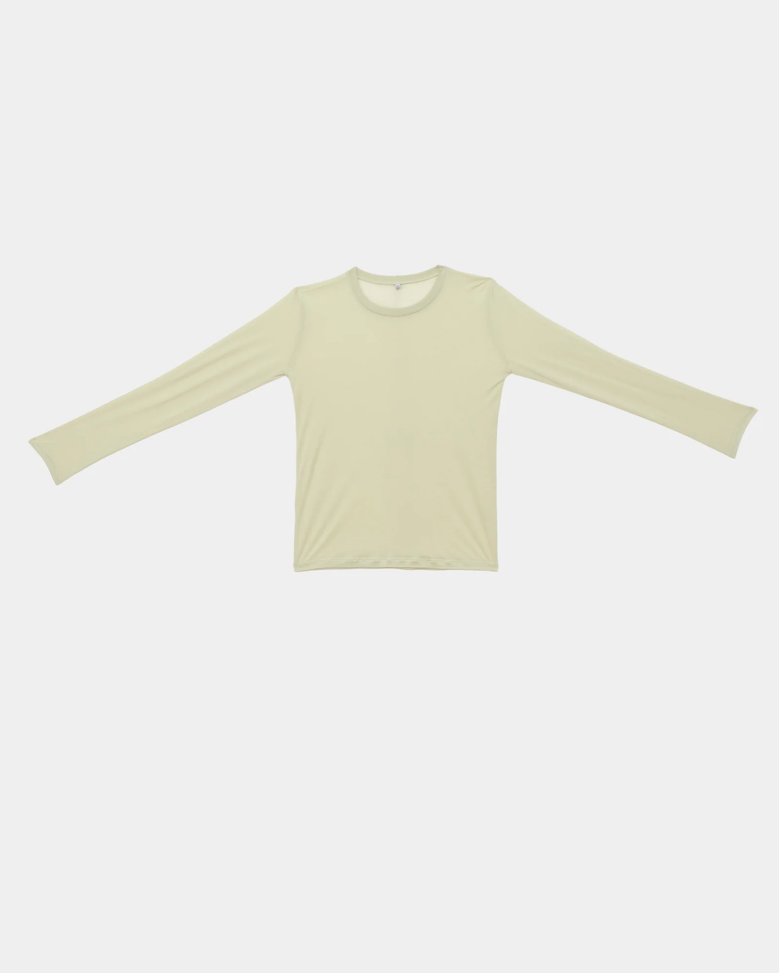 BASERANGE Classic Bamboo Fiber and Cotton Long Sleeve T-Shirt Collection Crew Neck Base Shirt French BAS-TTLS-BL-AU25-PIER GREEN (TOLS-BL-000 TTLS) - Image 5