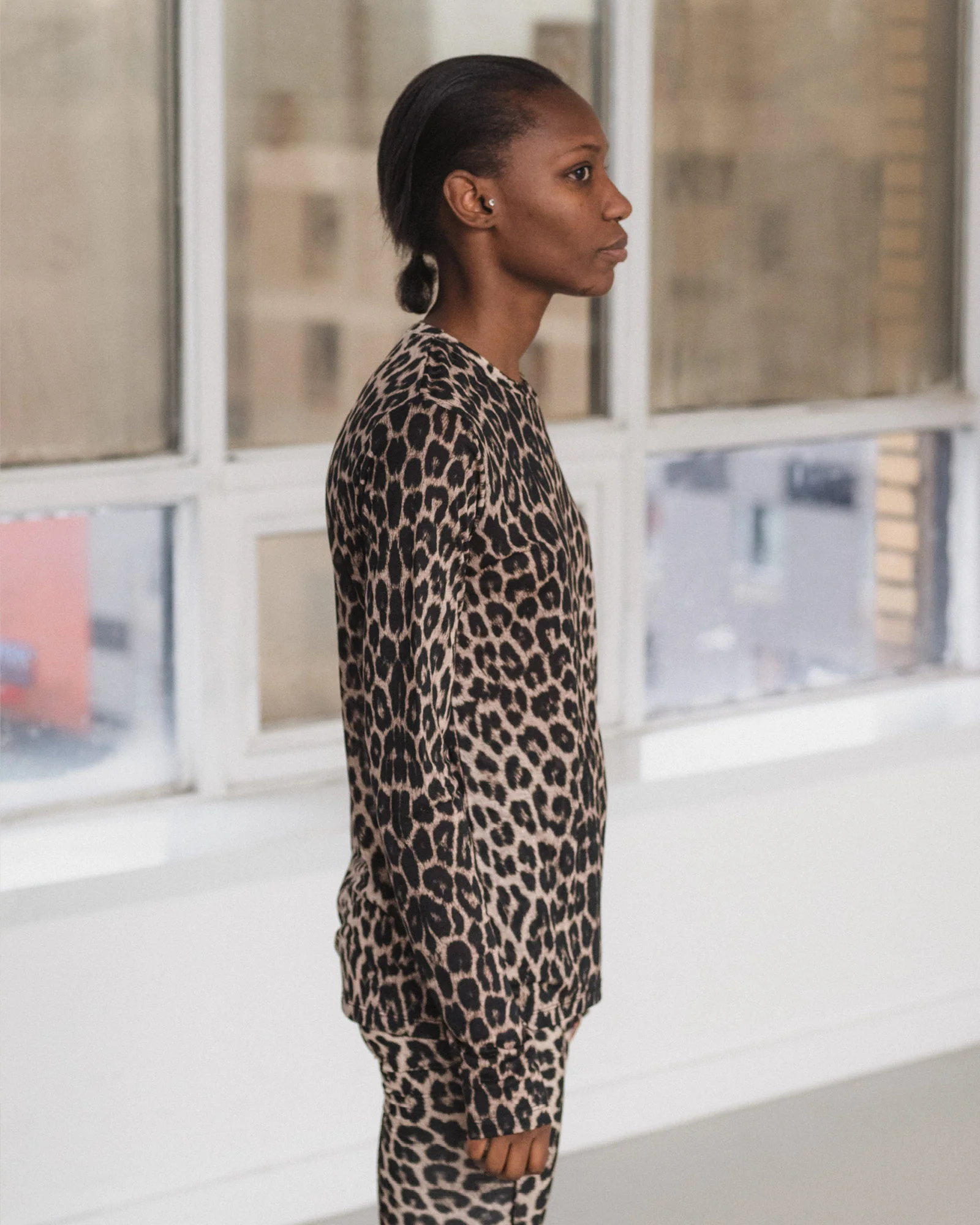 BASERANGE Classic Bamboo Fiber and Cotton Long Sleeve T-Shirt Collection Crew Neck Base Shirt French BAS-TTLS-BLP-AU25-LEOPARD (TOLS-BL-000 TTLS) - Image 11