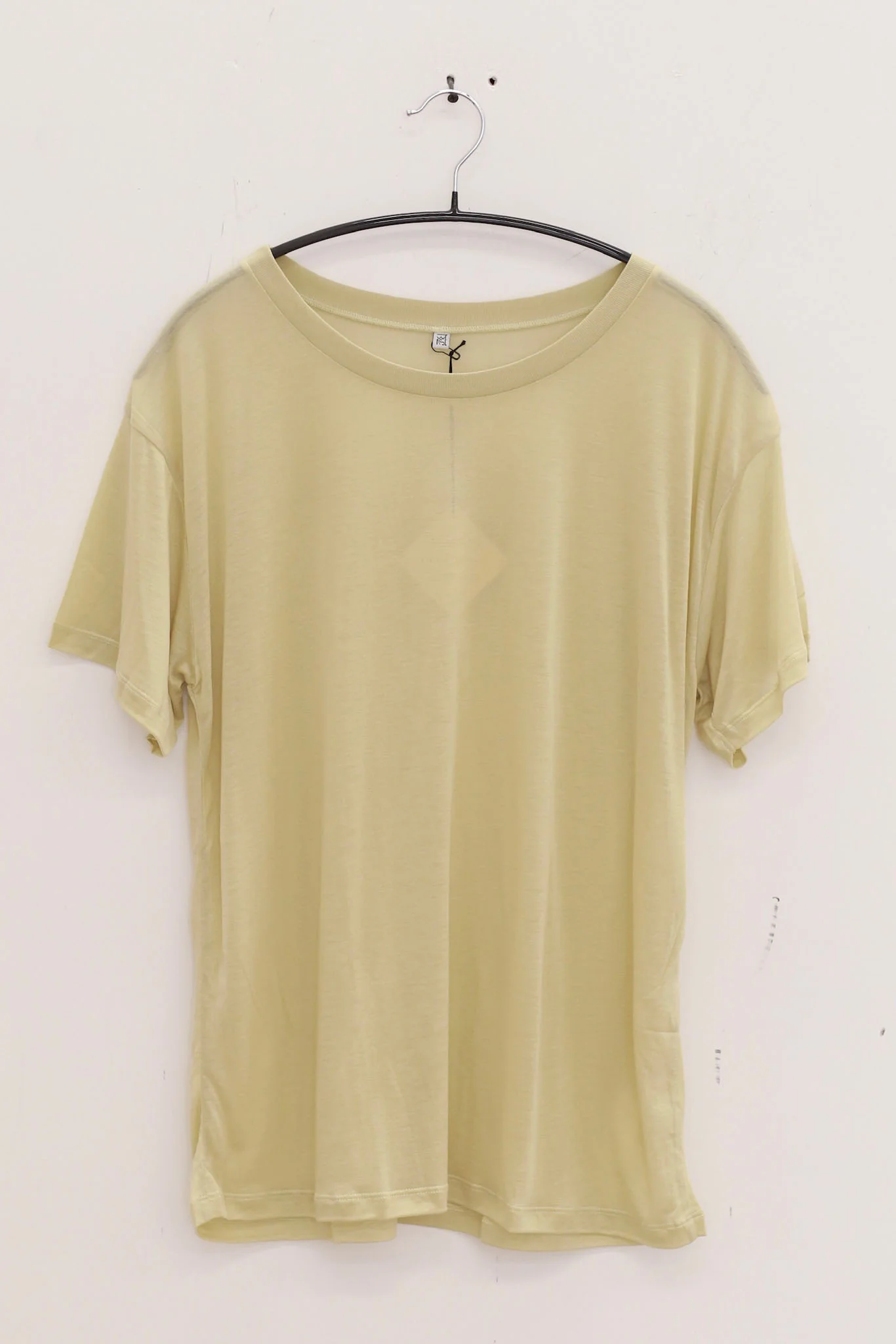 BASERANGE Classic Bamboo Fiber and Cotton Loose T-Shirt Collection Crew Neck Bottoming Shirt French BAS-TTLO-BL-AU25-PIER GREEN (TOLO-BL-000 TTLO)