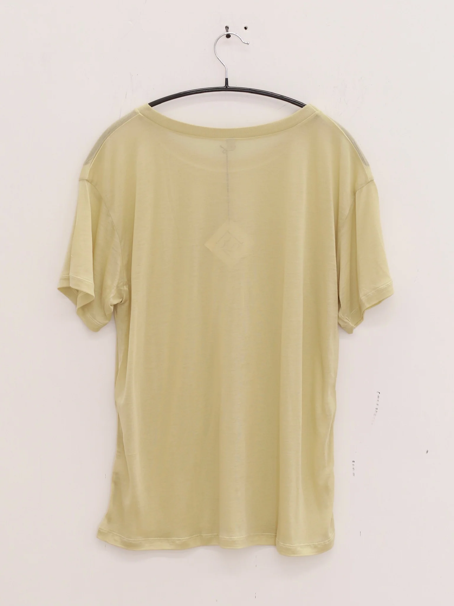 BASERANGE Classic Bamboo Fiber and Cotton Loose T-Shirt Collection Crew Neck Bottoming Shirt French BAS-TTLO-BL-AU25-PIER GREEN (TOLO-BL-000 TTLO) - Image 4