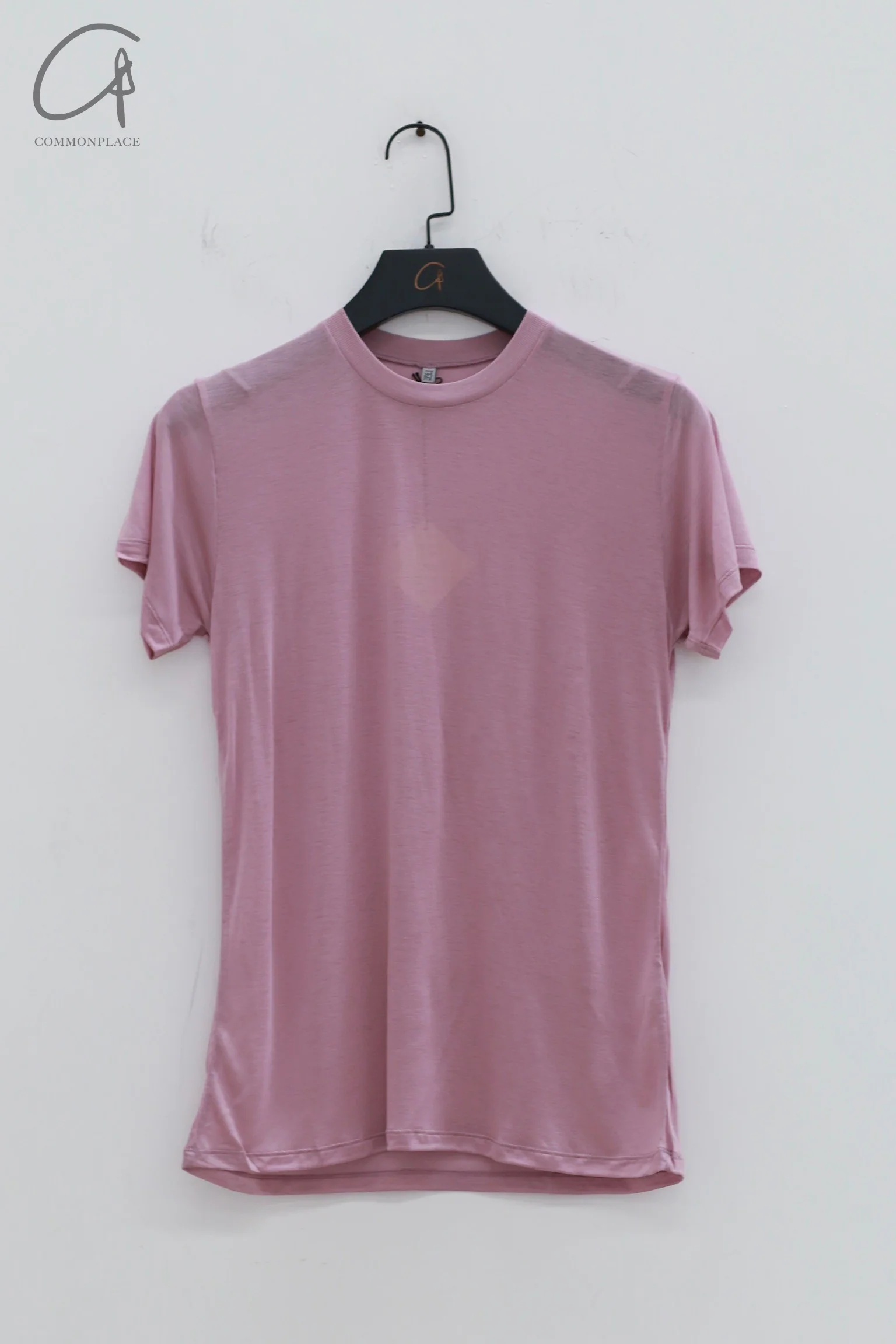 BASERANGE Classic Bamboo Fiber and Cotton Slim Fit T-shirt Series Collection Round Neck Bottoming Shirt France BAS-TOCT-BL-AU24-ZI Purple