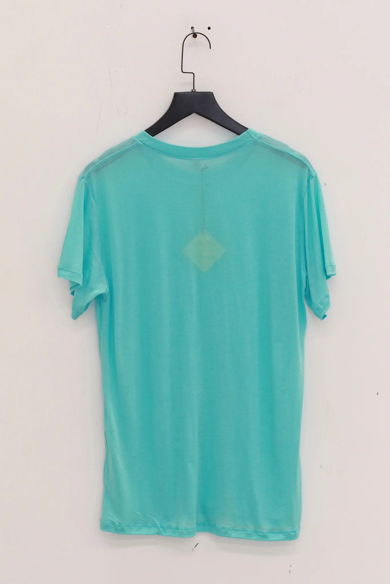 BASERANGE Classic Bamboo Fiber and Cotton Slim Fit T-shirt Series Collection Round Neck Bottoming Shirt France BAS-TOCT-BL-SP25-CHARLES TURQUOISE - Image 2