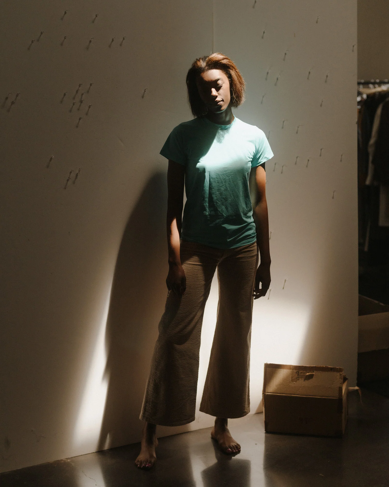 BASERANGE Classic Bamboo Fiber and Cotton Slim Fit T-shirt Series Collection Round Neck Bottoming Shirt France BAS-TOCT-BL-SP25-CHARLES TURQUOISE - Image 7