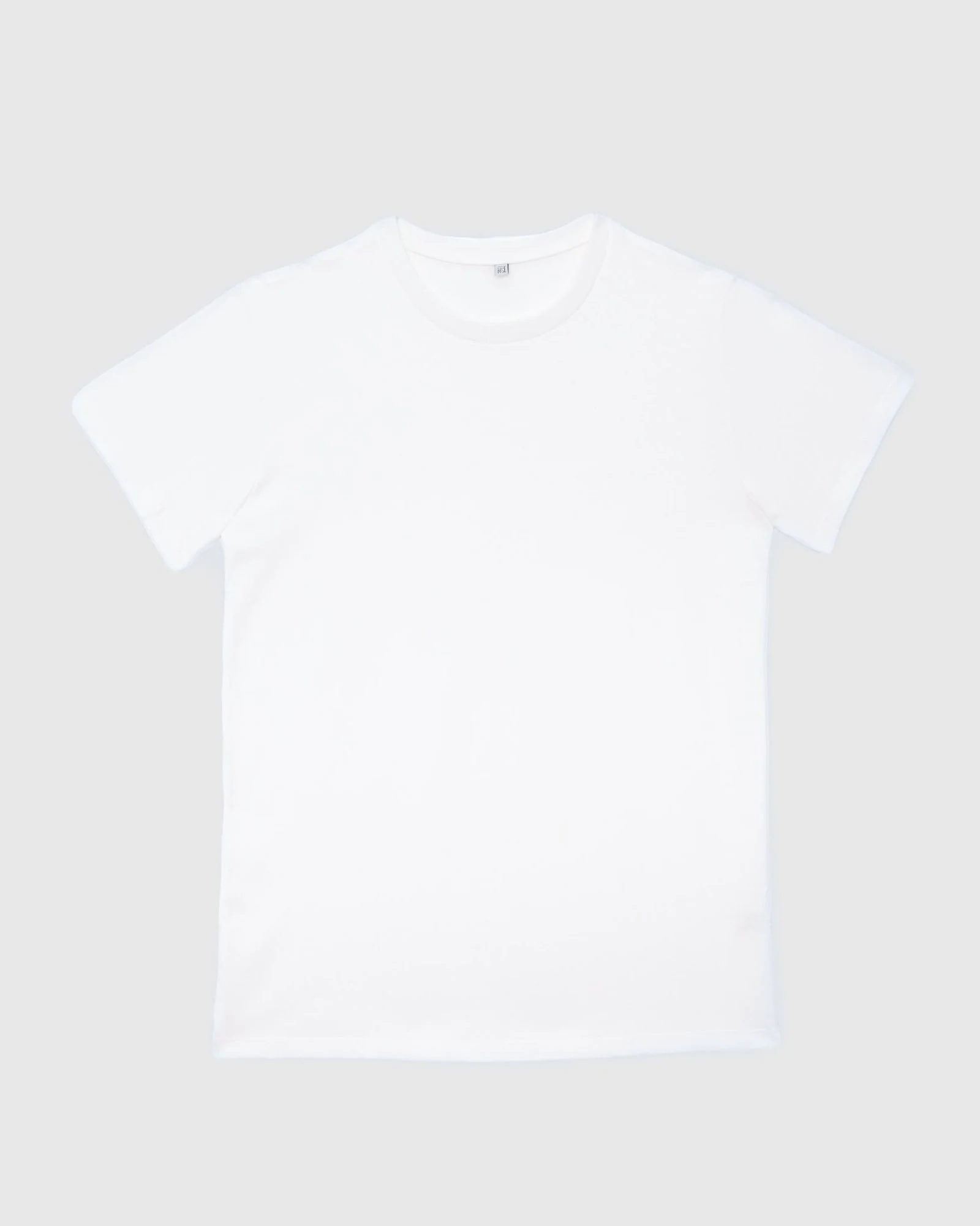 BASERANGE Classic Bamboo Fiber and Cotton Slim Fit T-shirt Series Collection Round Neck Bottoming Shirt France BAS-TOCT-CO-000-UNDYED - Image 3