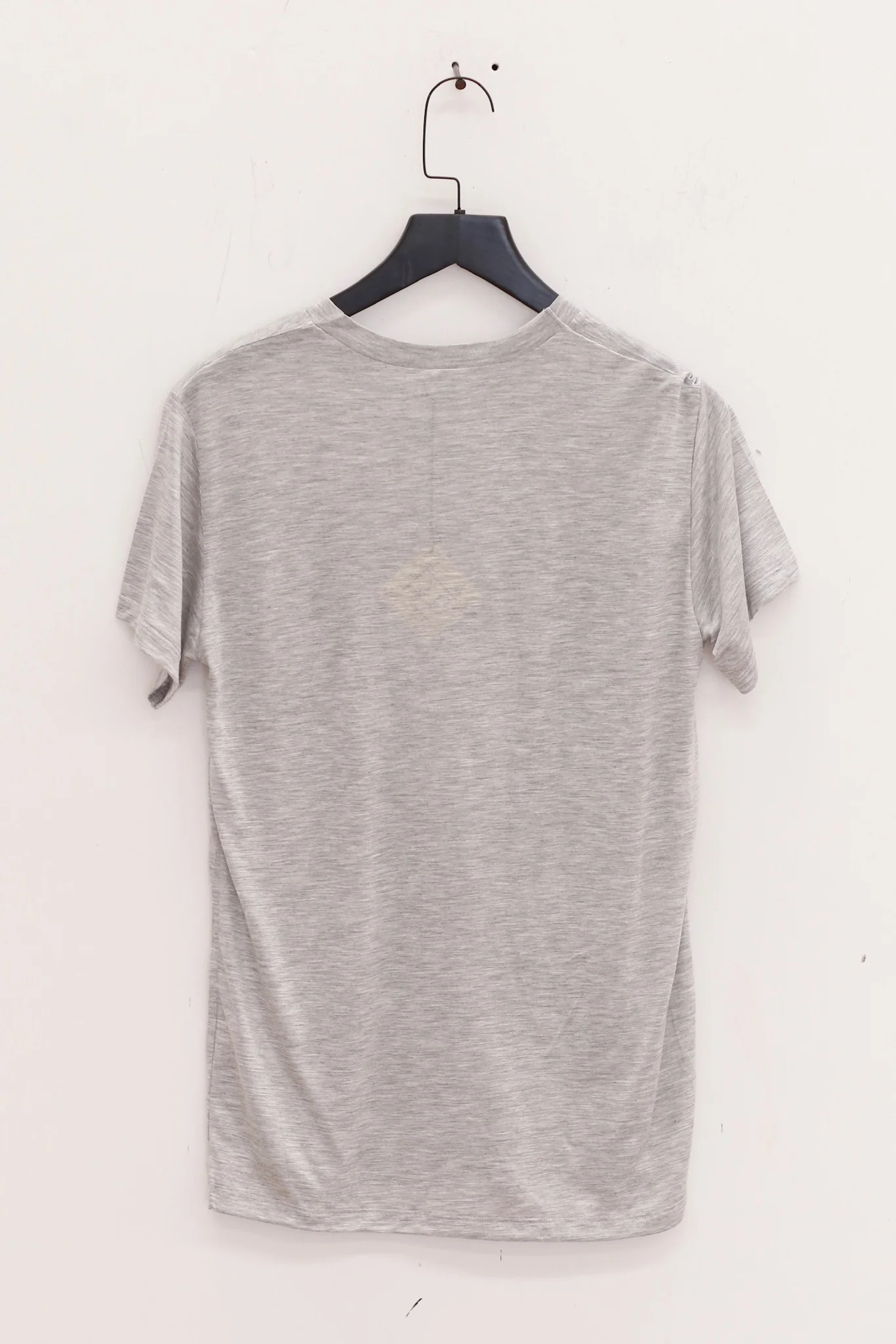 BASERANGE Classic Bamboo Fiber Bamboo Cotton Long Sleeve T-Shirt Collection Round Neck Bottoming Shirt France BAS-TOLS-BA-SU25-GREY MELANGE TOLS-BL-000 - Image 2