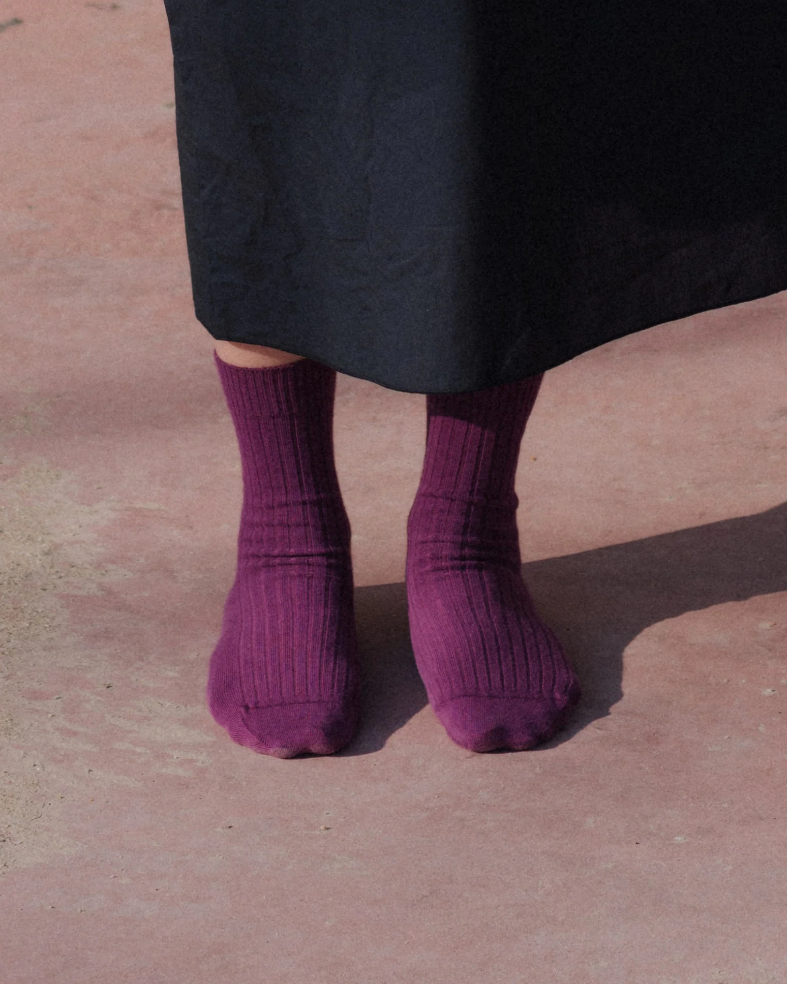 BASERANGE Collection of Various Ankle Socks II - Portugal: BAS-SORO-CR-WI25-GESSO PURPLE (SOTOA SORO SOBO) - Image 3