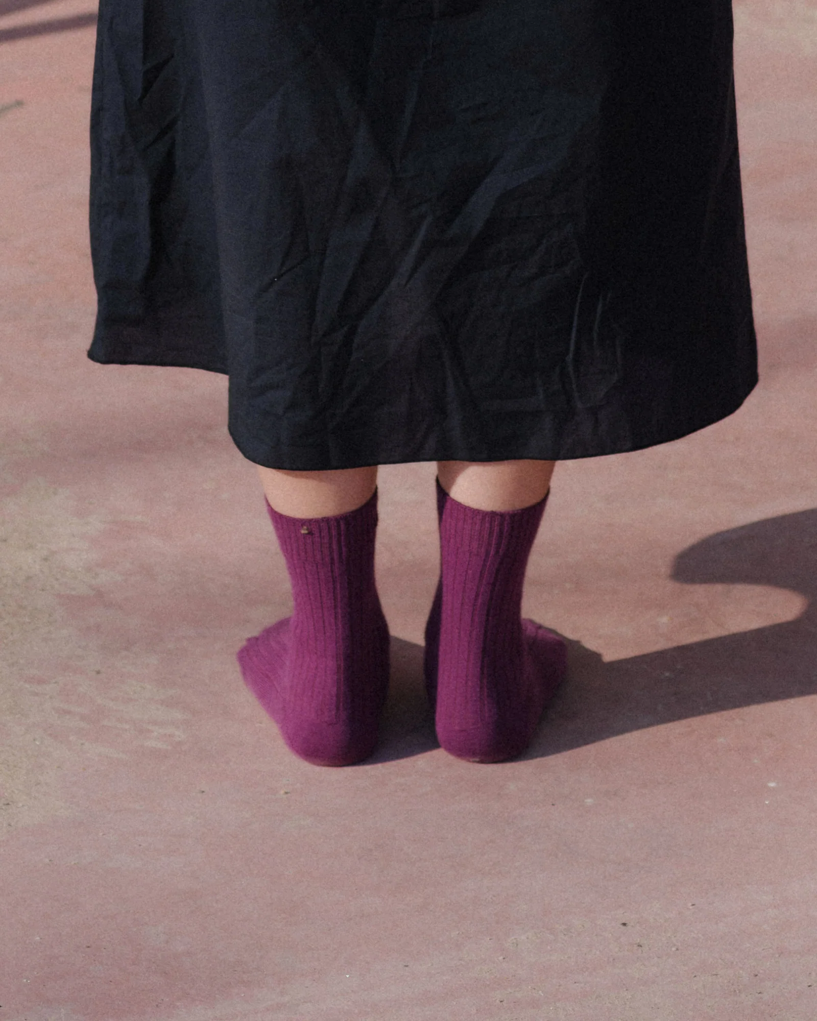 BASERANGE Collection of Various Ankle Socks II - Portugal: BAS-SORO-CR-WI25-GESSO PURPLE (SOTOA SORO SOBO) - Image 5