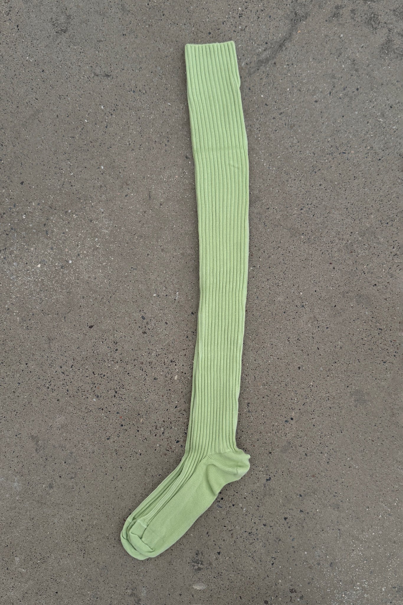 BASERANGE cotton long and mid-calf socks, KOK KTOK series, France. BAS-SOOK-CR-WI25-KIR GREEN (KOK KTOK SOOK SOTOK) - Image 2