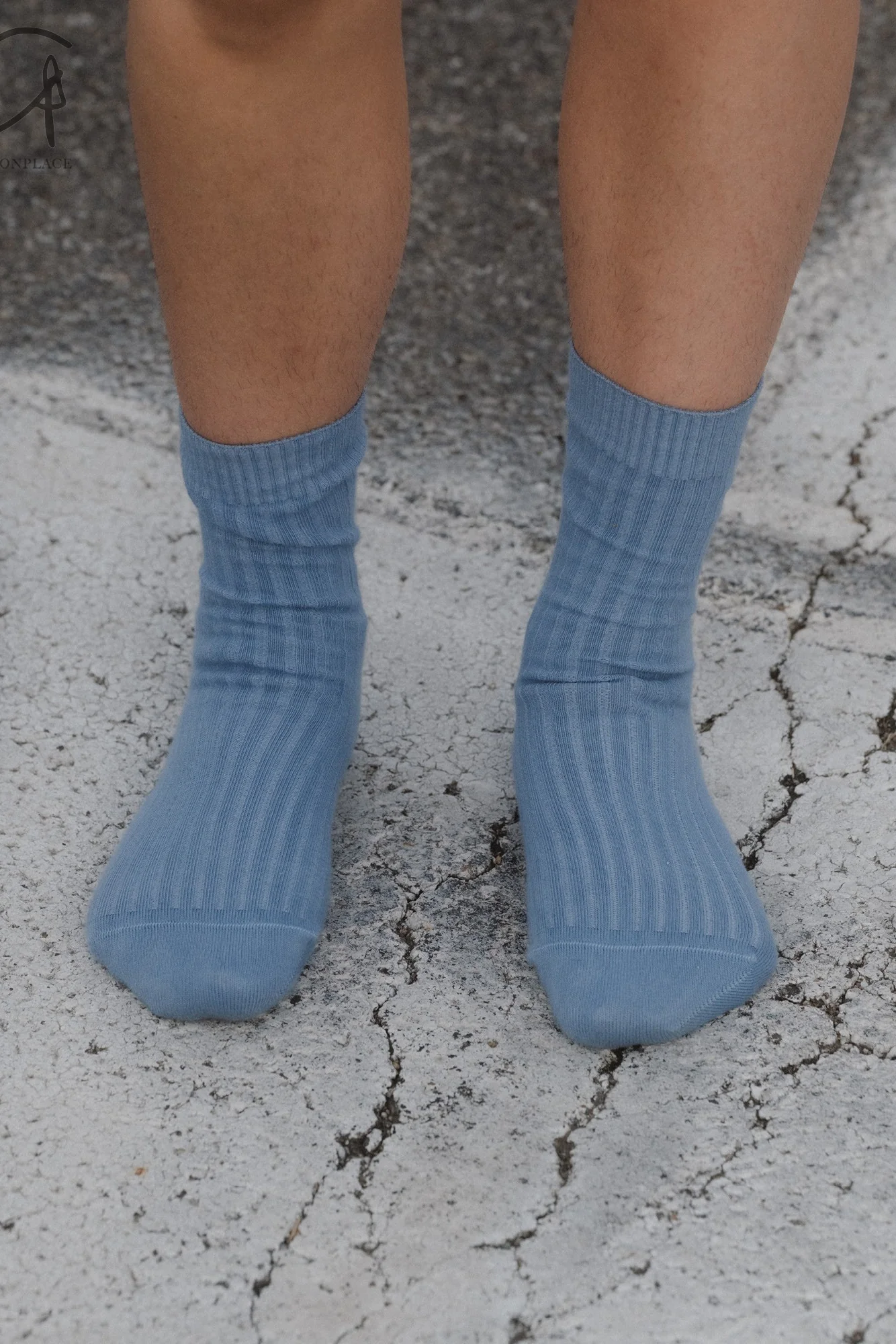 BASERANGE COTTON Socks Collection BAS-KARS-CR-SP25-HELM BLUE KOAS - Image 4