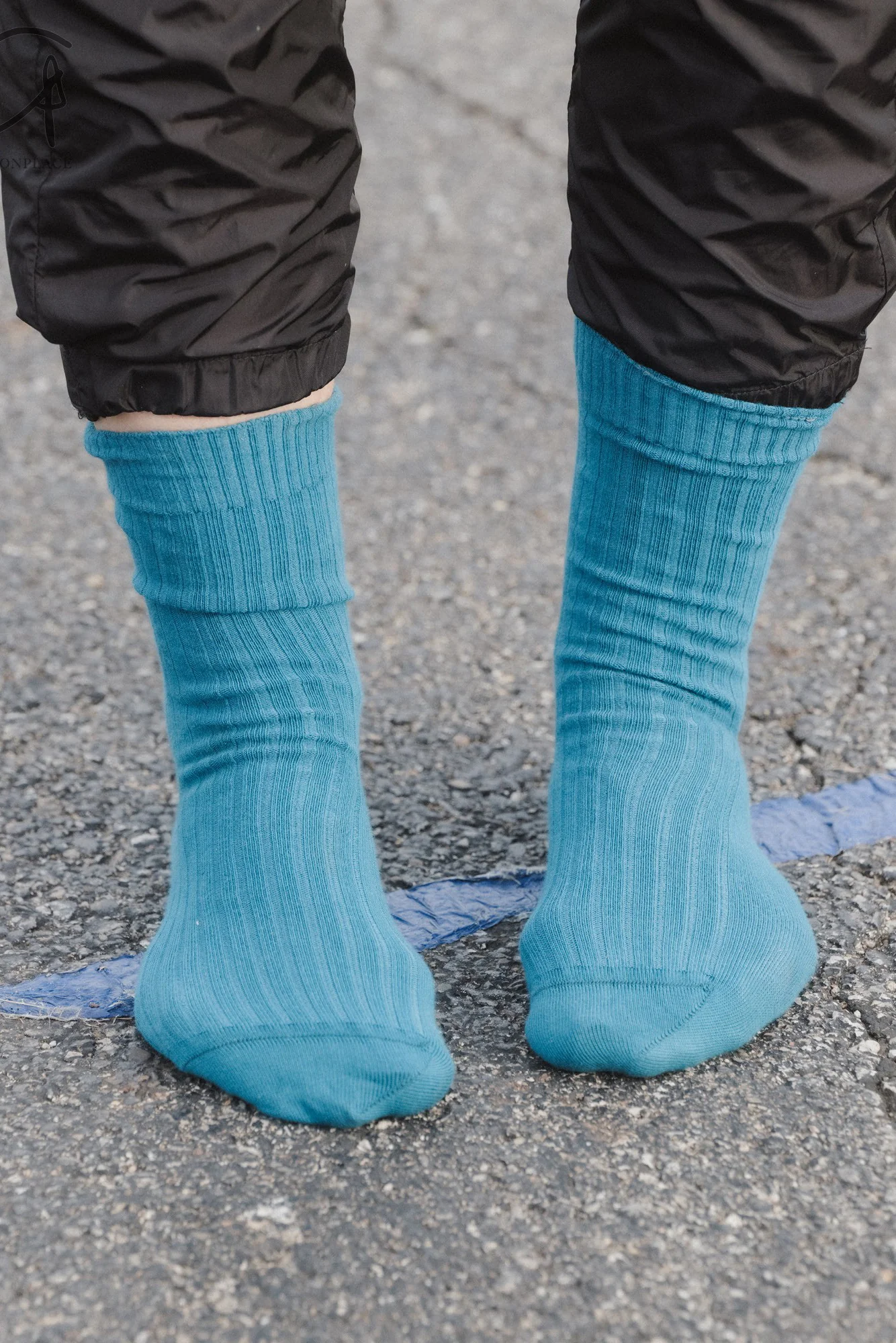 BASERANGE COTTON Socks Collection BAS-KARS-CR-SP25-ROCK GREEN KOAS - Image 5