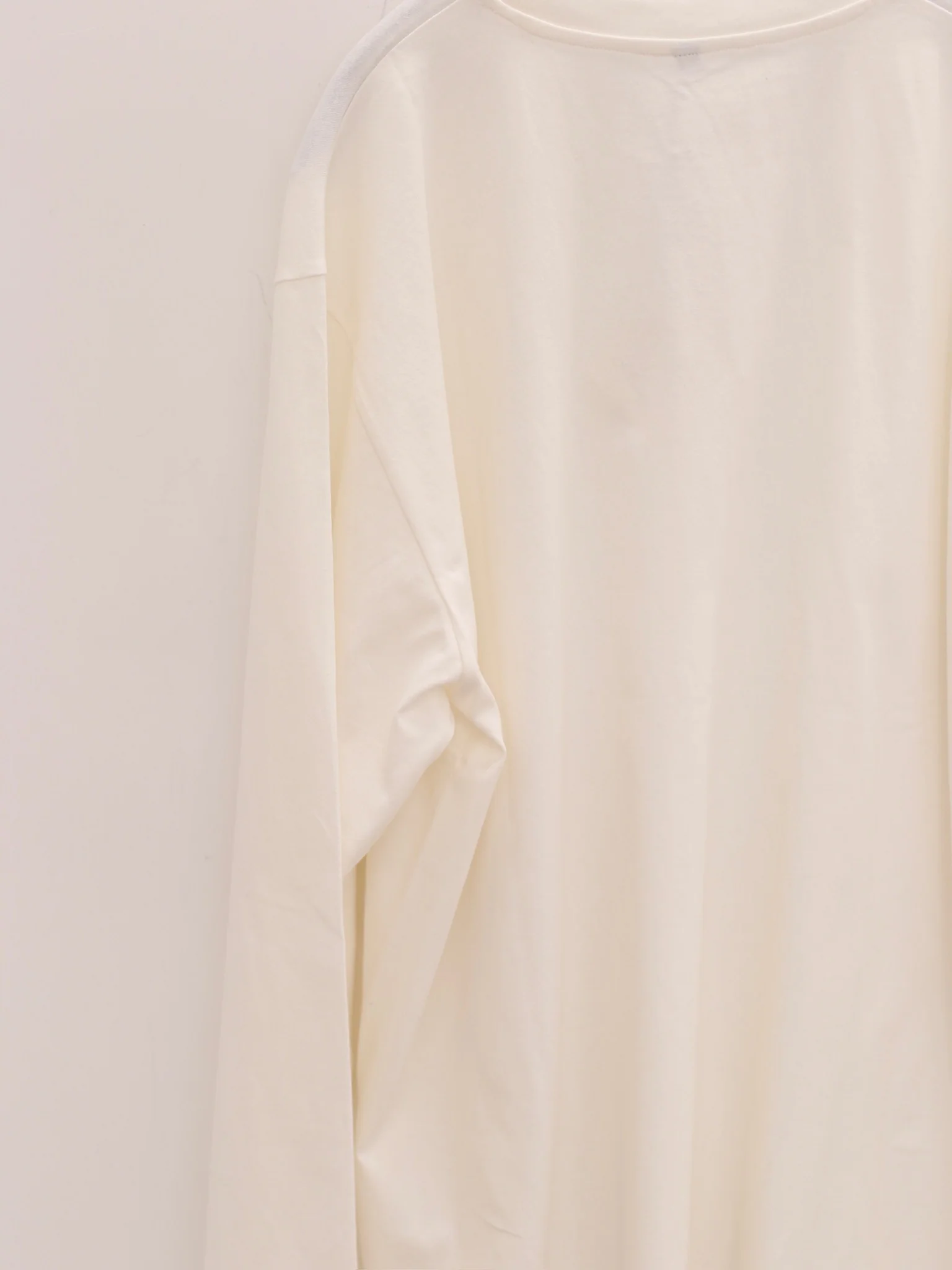 BASERANGE crew neck long sleeve T-shirt France BAS-TOBL-CO-WI24-UNDYED - Image 3