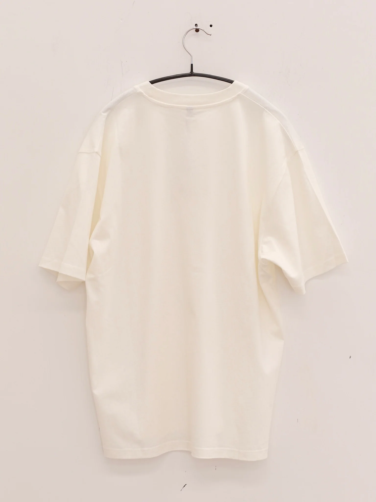 BASERANGE crew neck short sleeve T-shirt France BAS-TOBTE-CO-WI24-UNDYED - Image 4