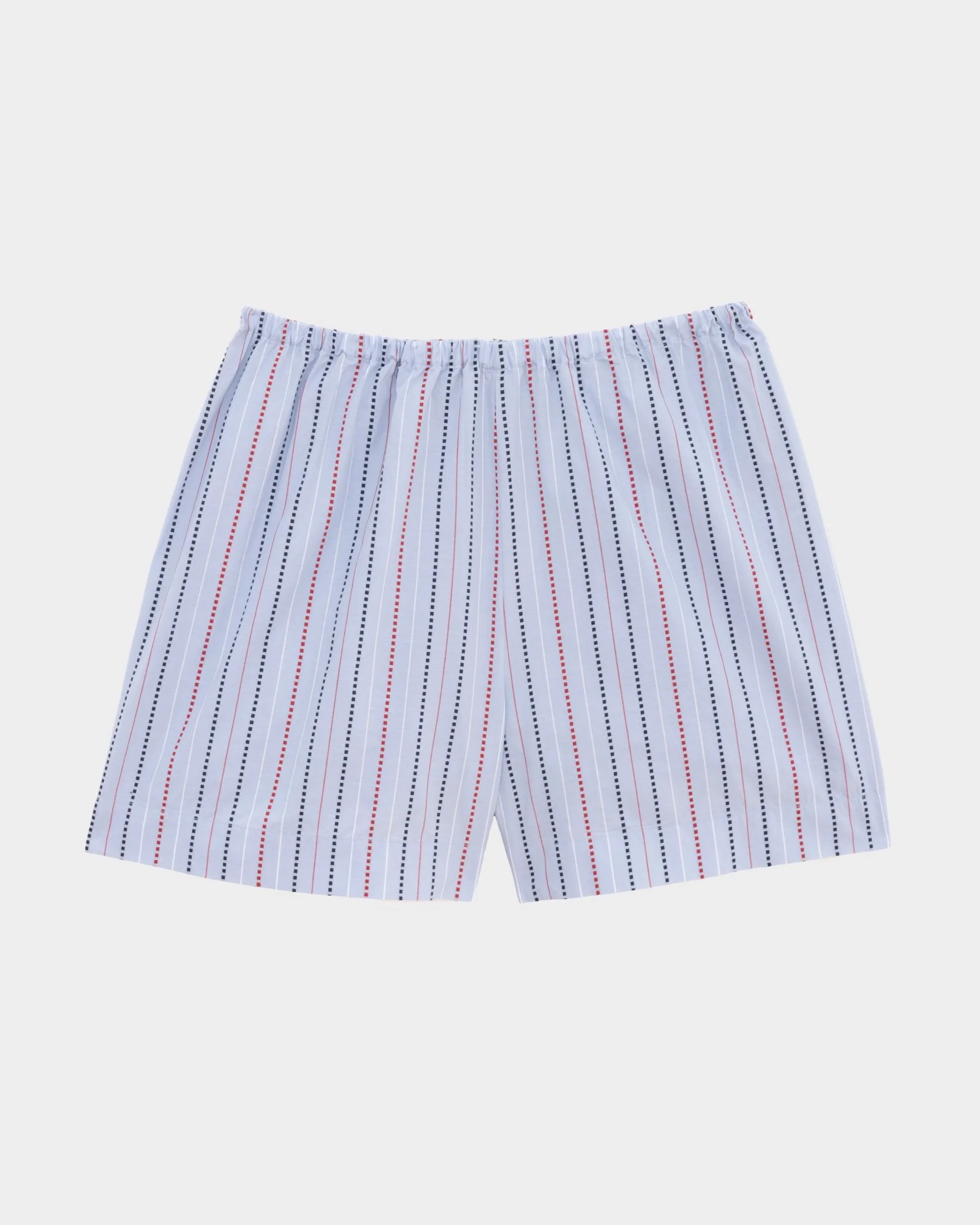 BASERANGE elastic waist striped shorts BAS-SHOLE-PO-SU25-TW MATRIX STRIPE - Image 5
