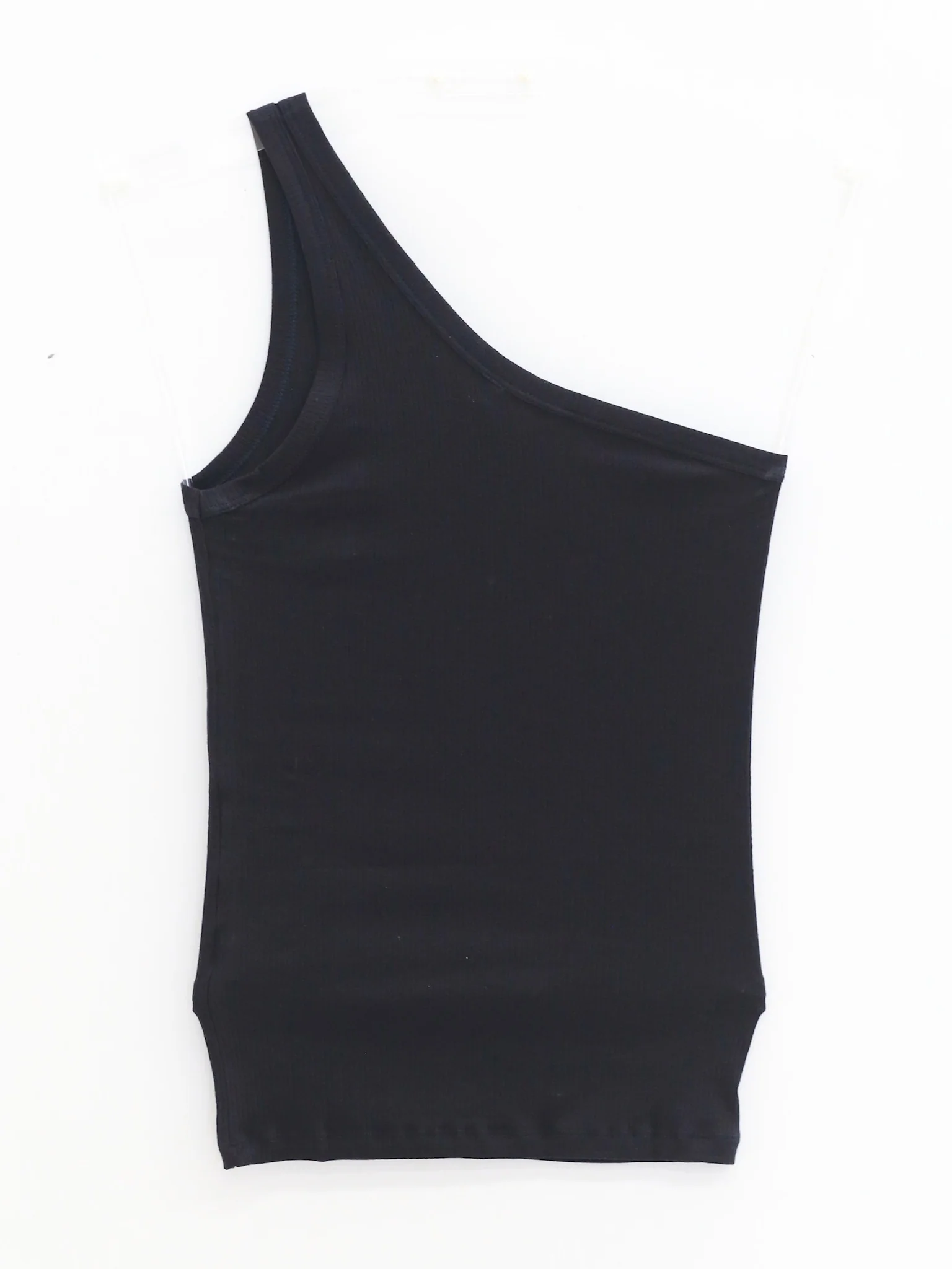 BASERANGE Fall/Winter 2025 SPECK TOP asymmetrical tank top BAS-TTSP-CR-AU25-MURANO NAVY - Image 3