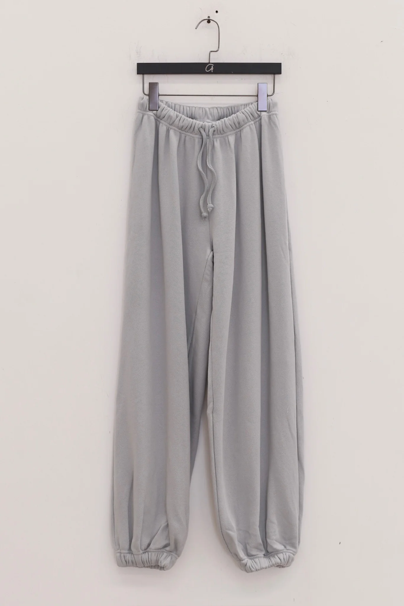 BASERANGE France elastic waist loose sports cotton casual pants BAS-FRAP-RC-SU25-BSL WHITESTONE BLUE