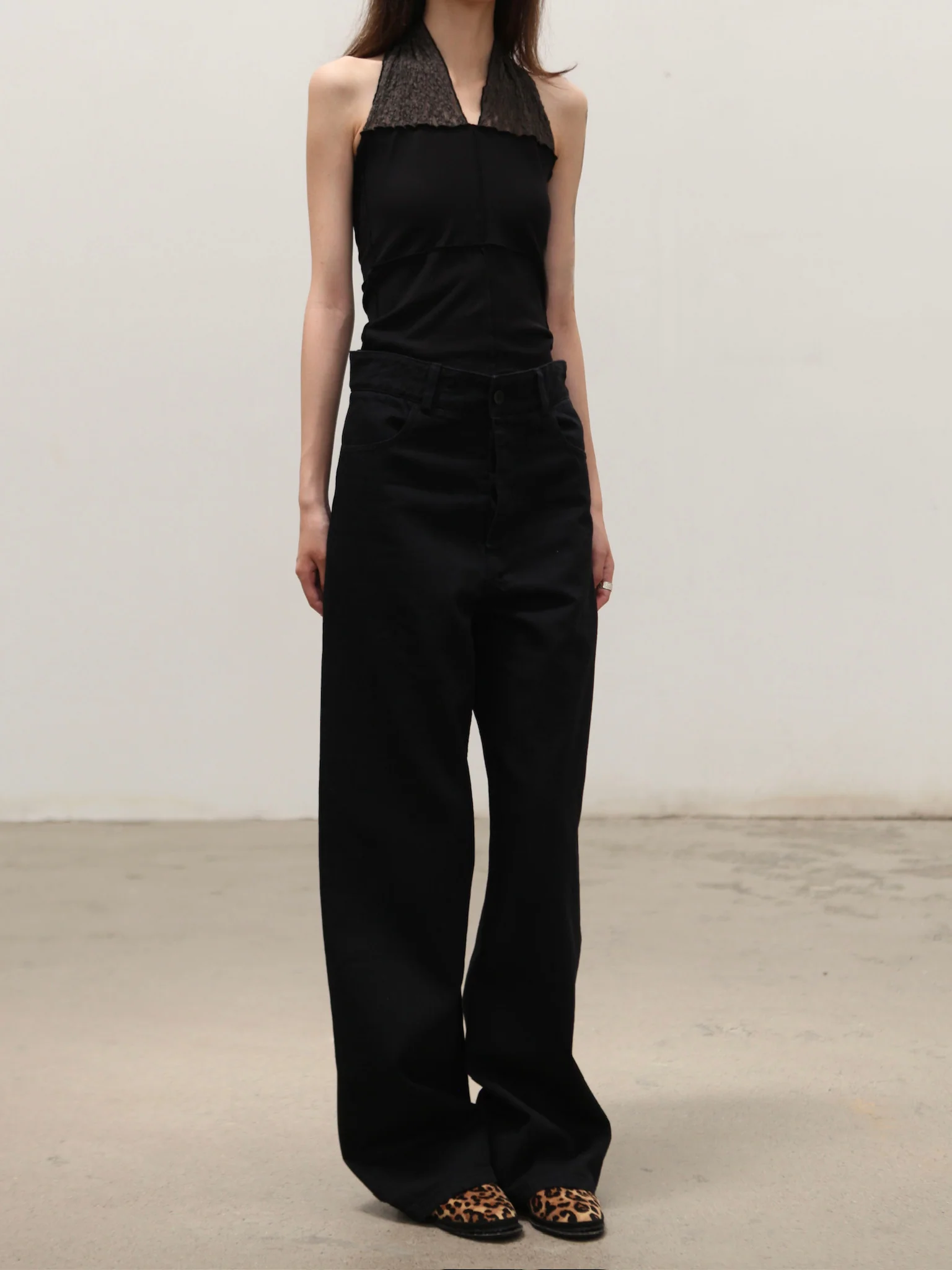 BASERANGE France Navarro trousers BAS-TRNA-DE-SP25-Black - Image 10