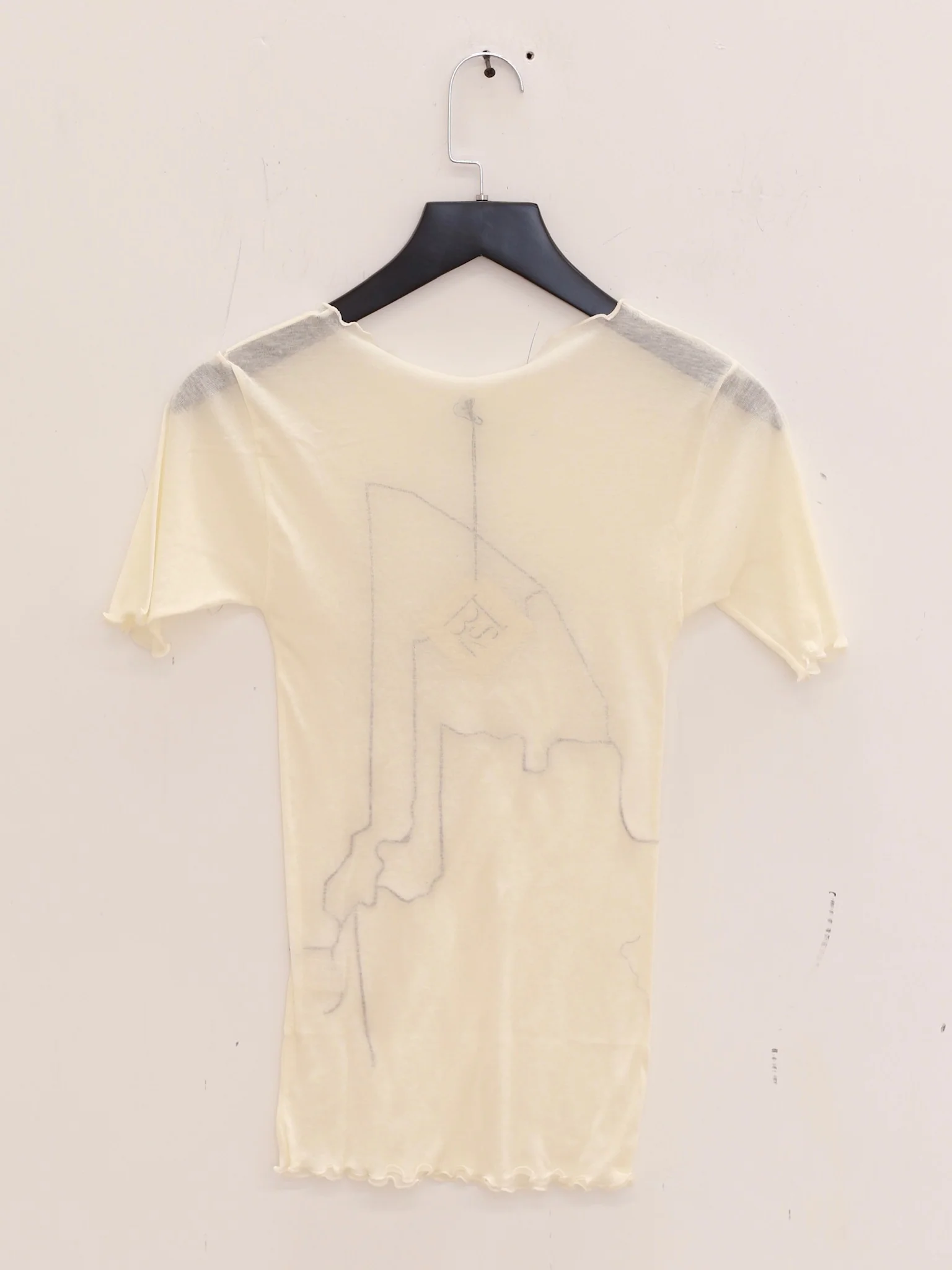 BASERANGE France Organic Cotton Aroostook T-shirt BAS-TOAR-CG-000-UNDYED - Image 3