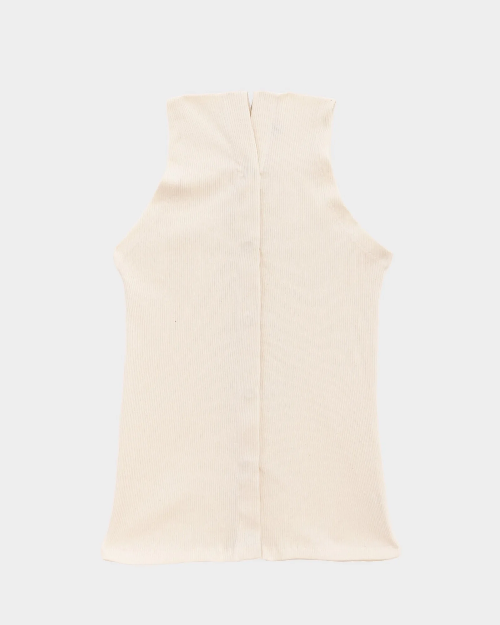 BASERANGE France organic cotton V-neck vest camisole BAS-TOTVS-RC-SU25-UNDYED - Image 6