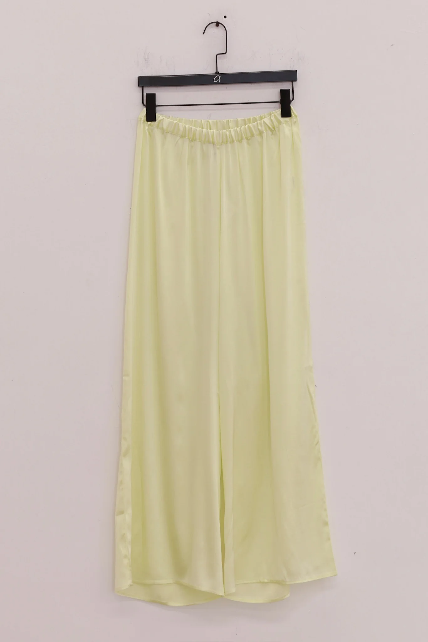 BASERANGE France Silk Linen SEPIA Casual Pants BAS-TRSE-LI-SU25-ZONG BAS-TRSE-SS-SU25-LIME GREEN